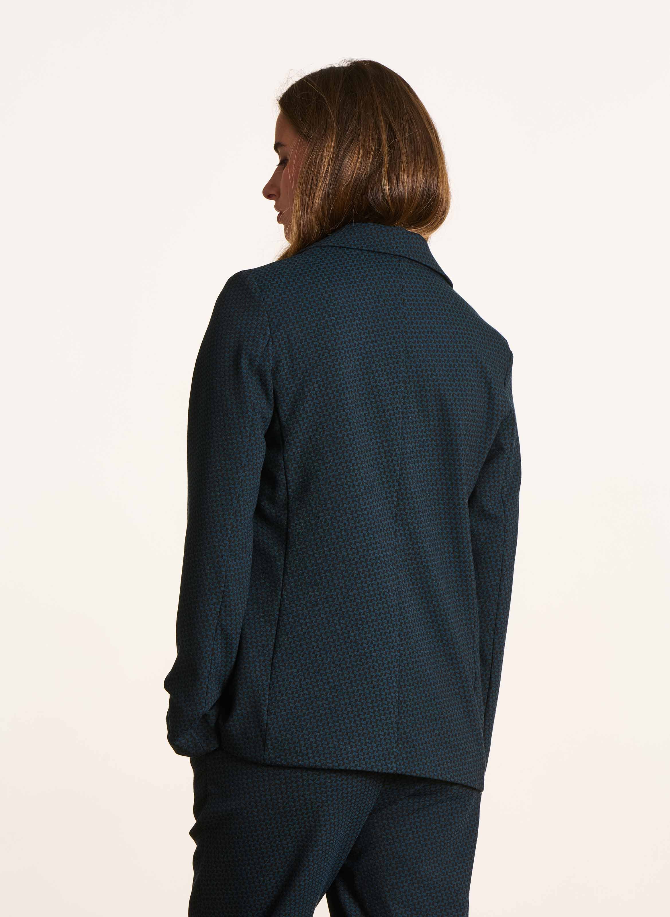 Tailored Jacquard Fitted Blazer LA FEE MARABOUTEE Multicolored