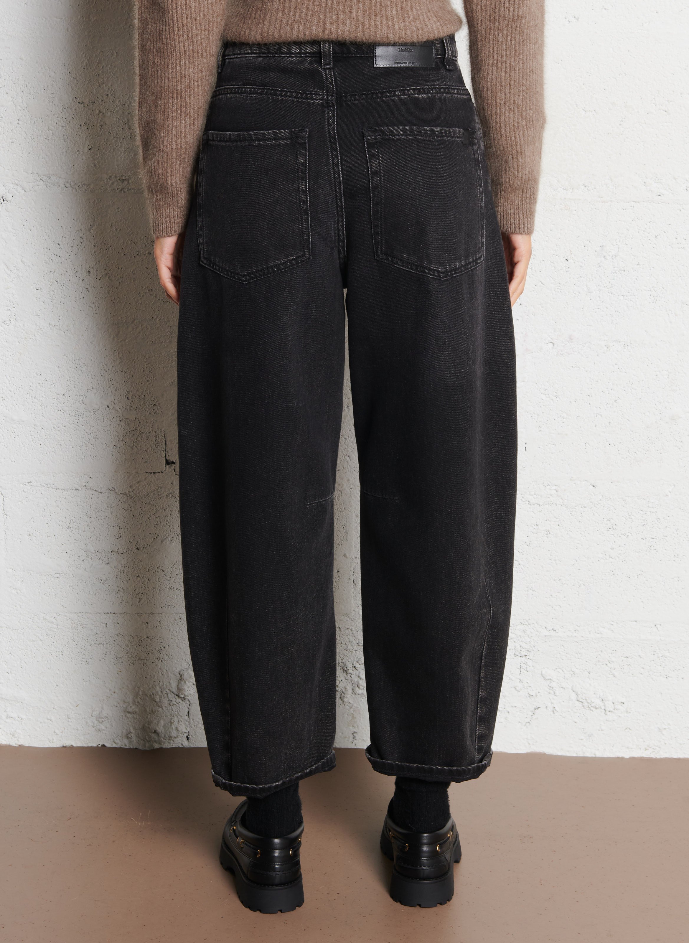 Cropped jeans MAX MARA WEEK END Black