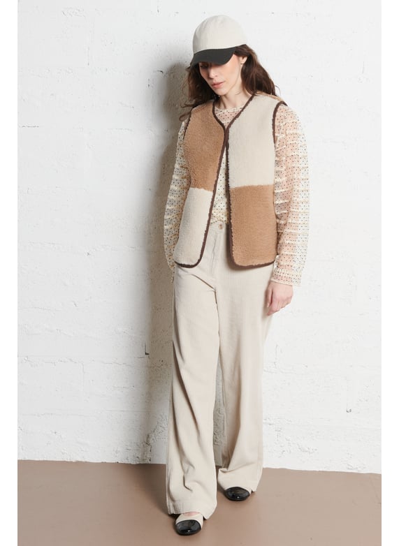 Pantalon droit en coton - Look 2