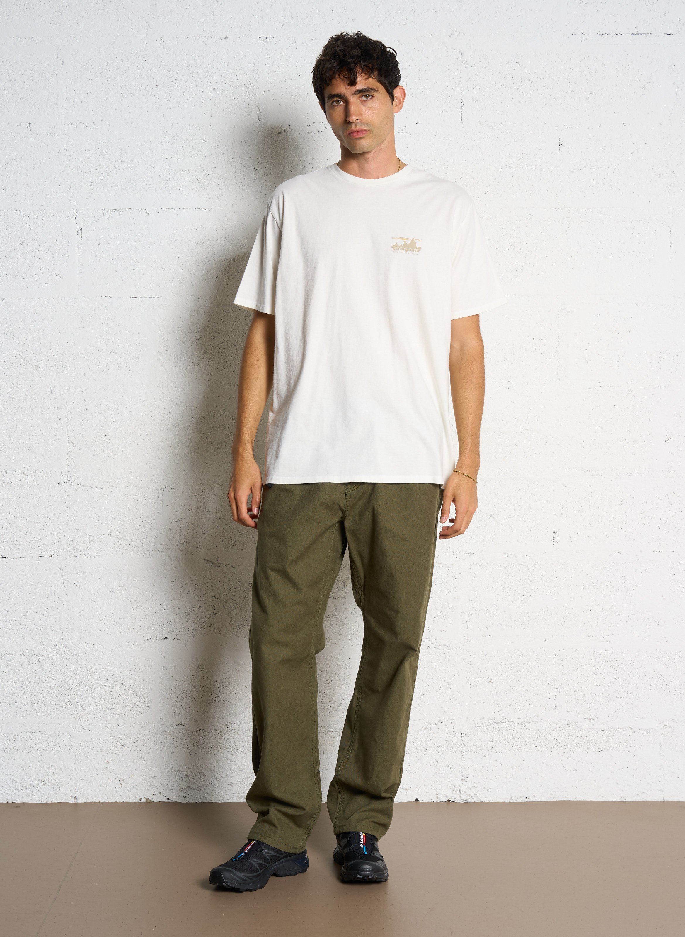 Straight-leg cotton pants PATAGONIA Green