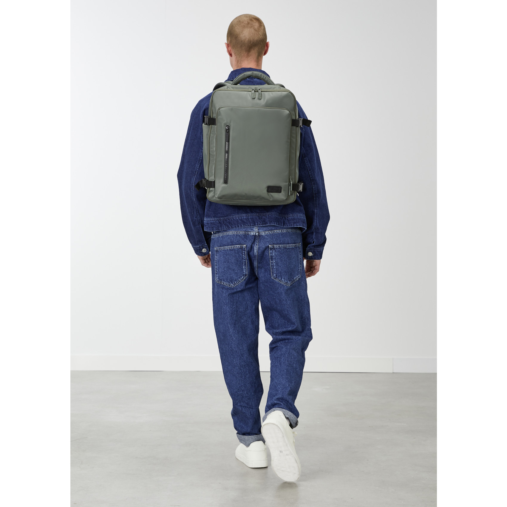 City feather backpack size L the traveler LIPAULT Green