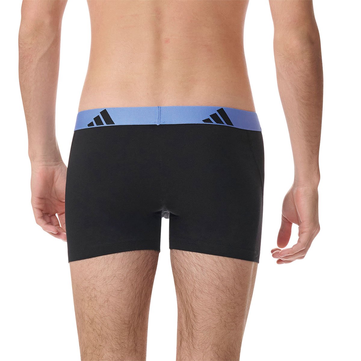 Active flex cotton boxer shorts, pack of 2 ADIDAS UNDERWEAR Black