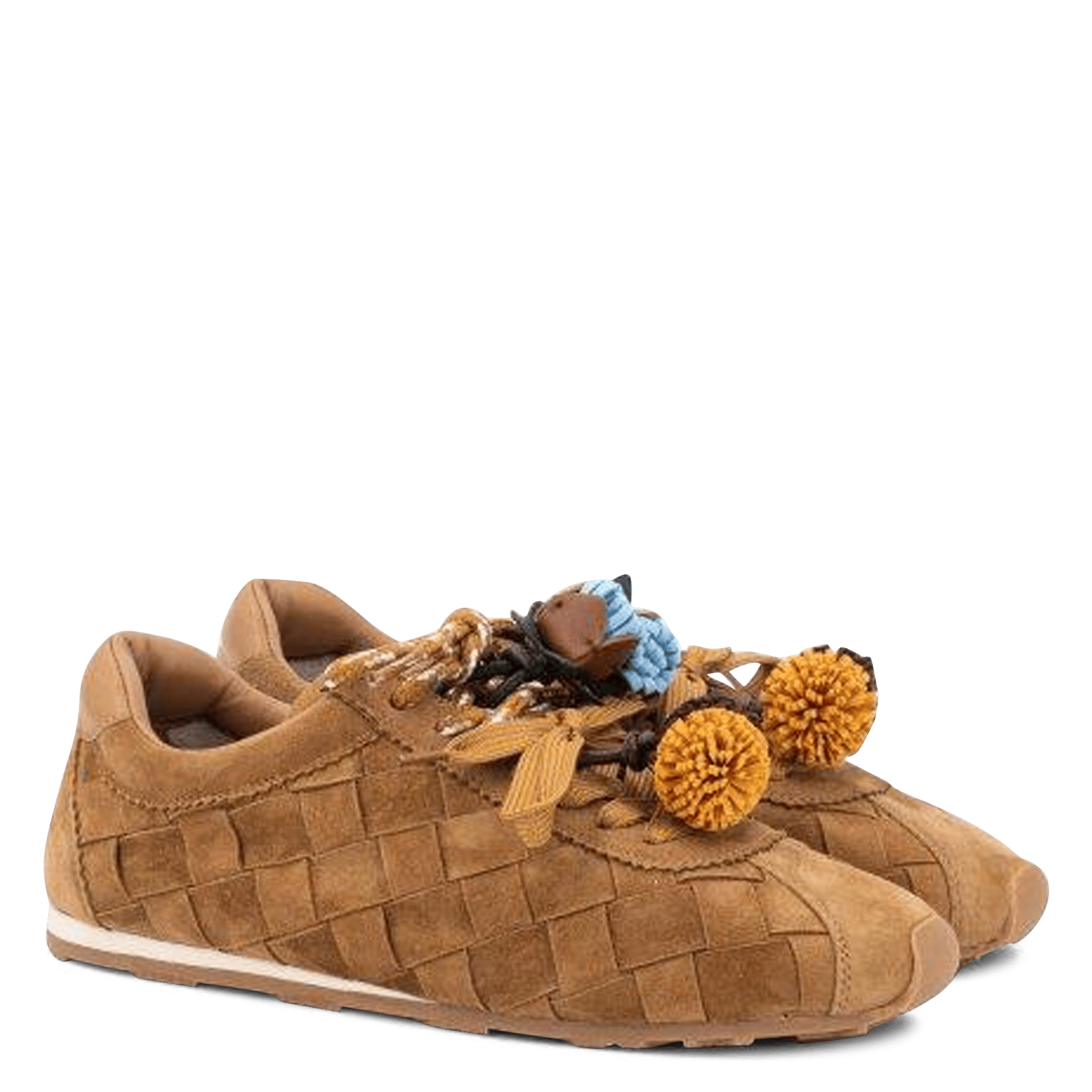 Niedrige Sneaker aus Veloursleder TORAL Braun