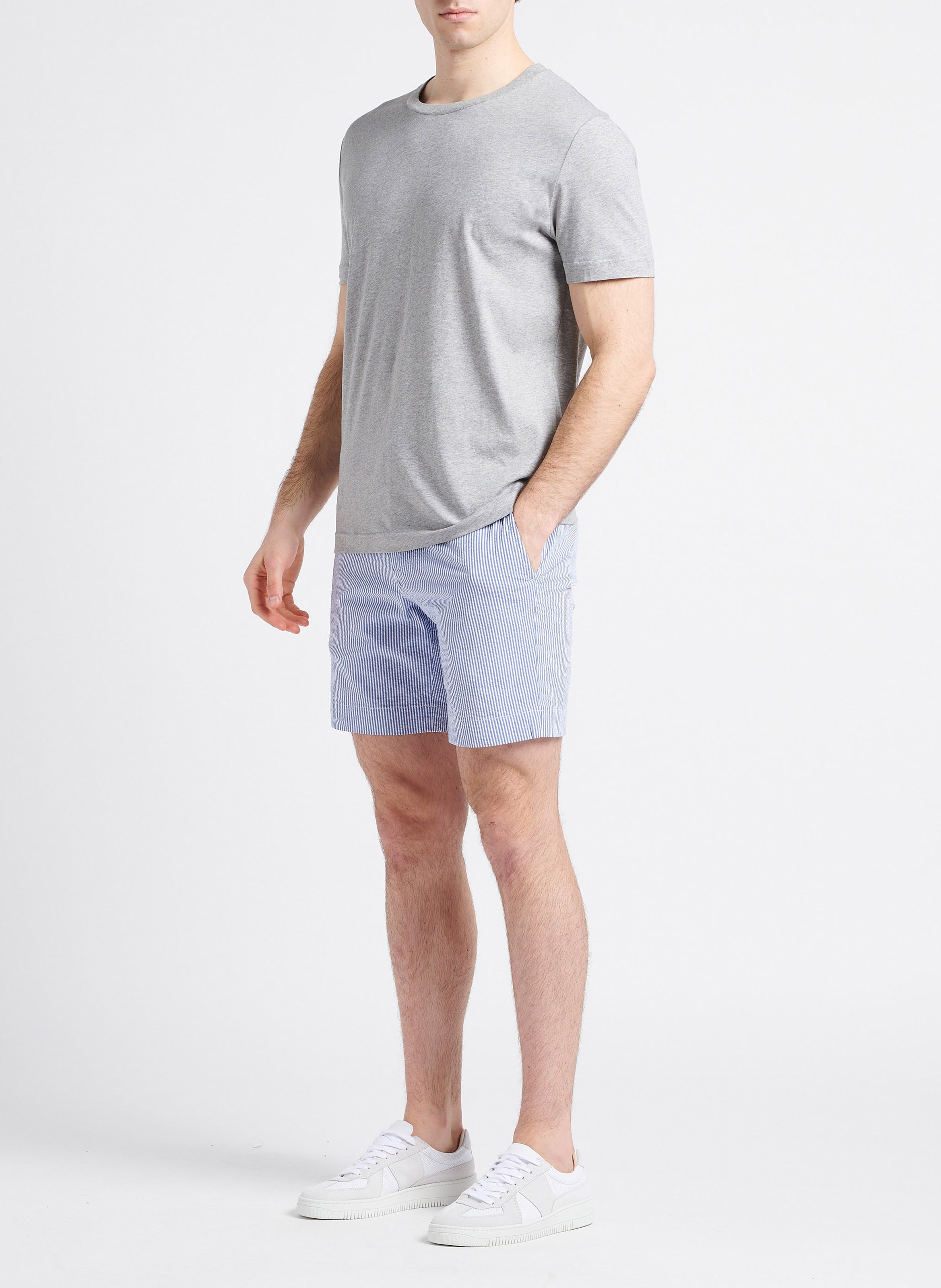 Rundhals-T-Shirt aus Bio-Baumwolle SAISON 1865 Grau