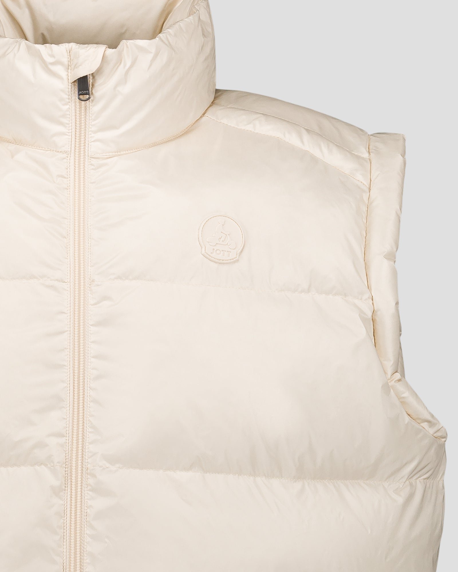 Oversized sleeveless puffer jacket Ezio JOTT White