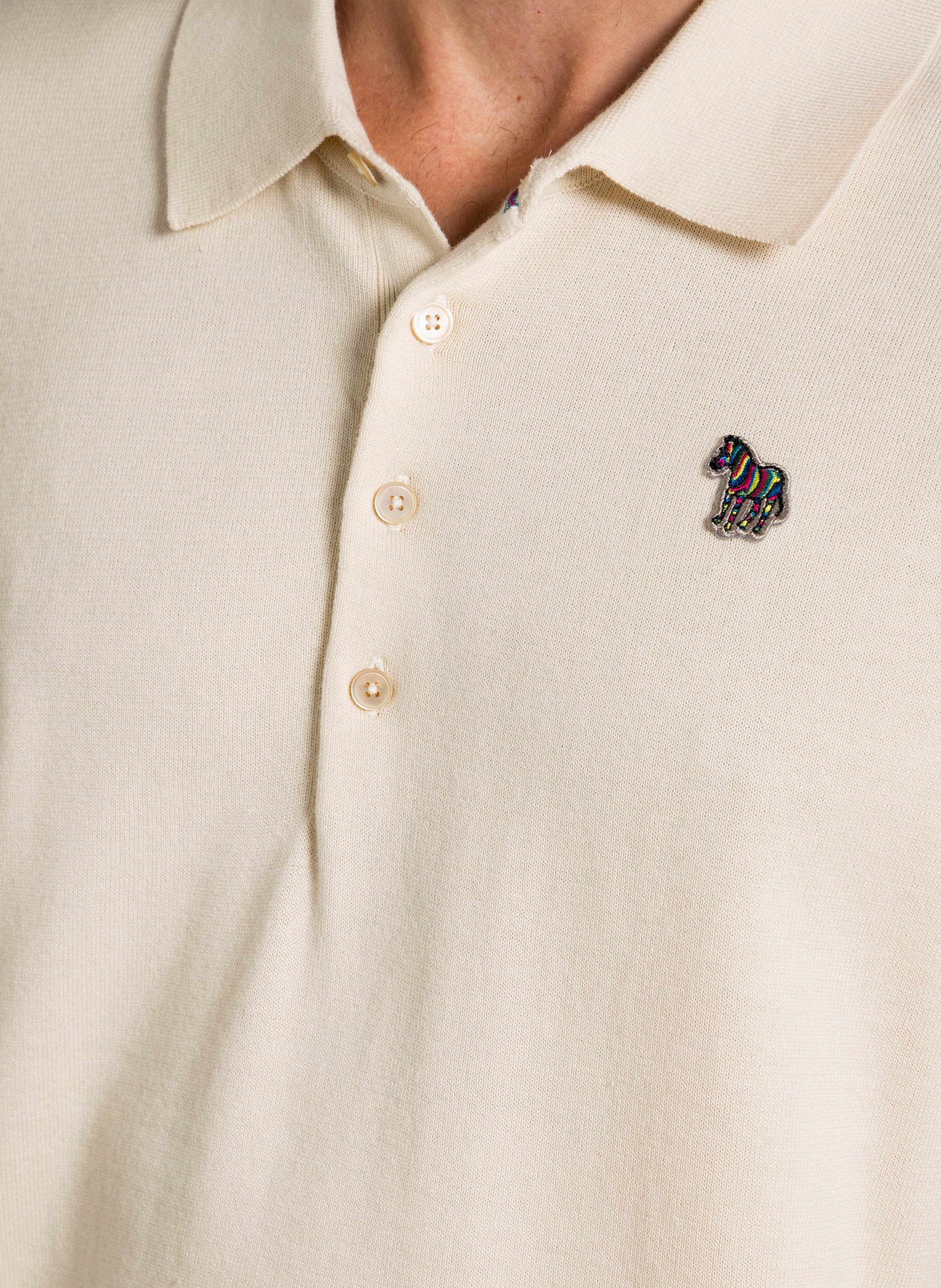 Straight organic cotton polo shirt PAUL SMITH Beige