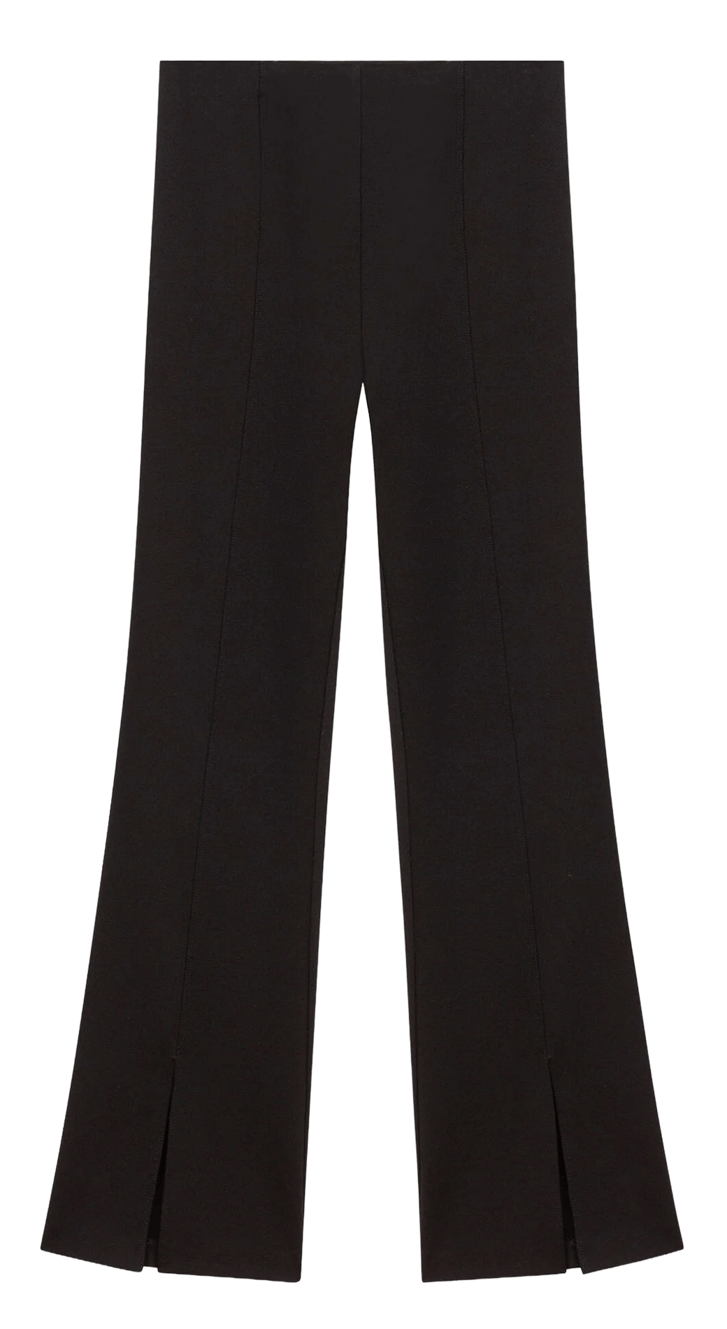 Pantalon flare stretch MAJE Zwart