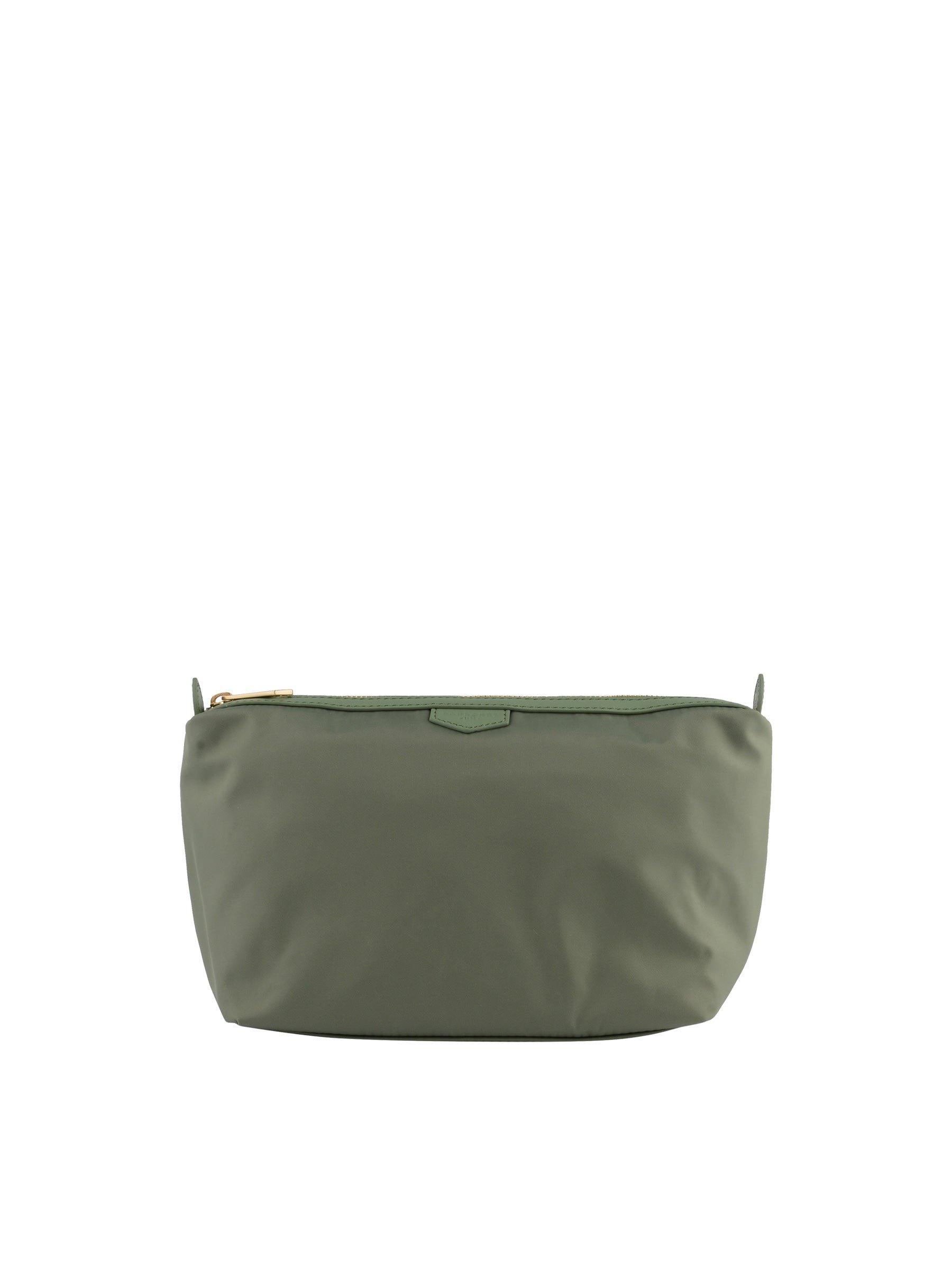 Cowhide leather tote bag POURCHET Green