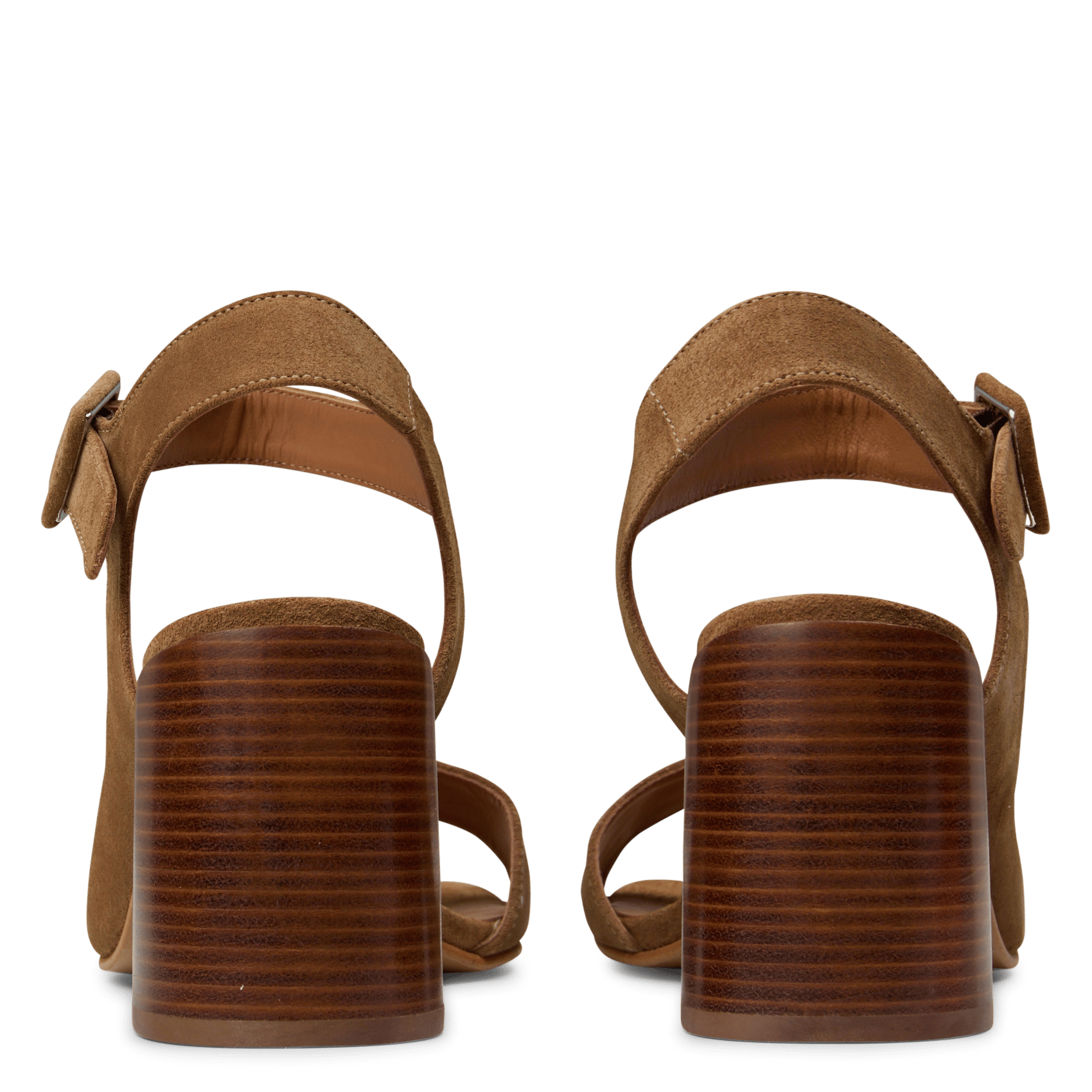 Alice heeled leather sandals MELLOW YELLOW Beige