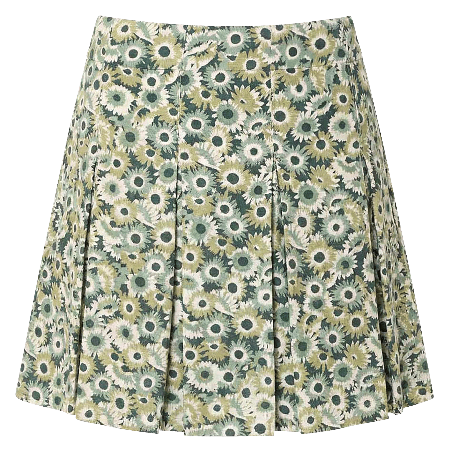 Jupe courte à motif fleuri TARA JARMON Vert