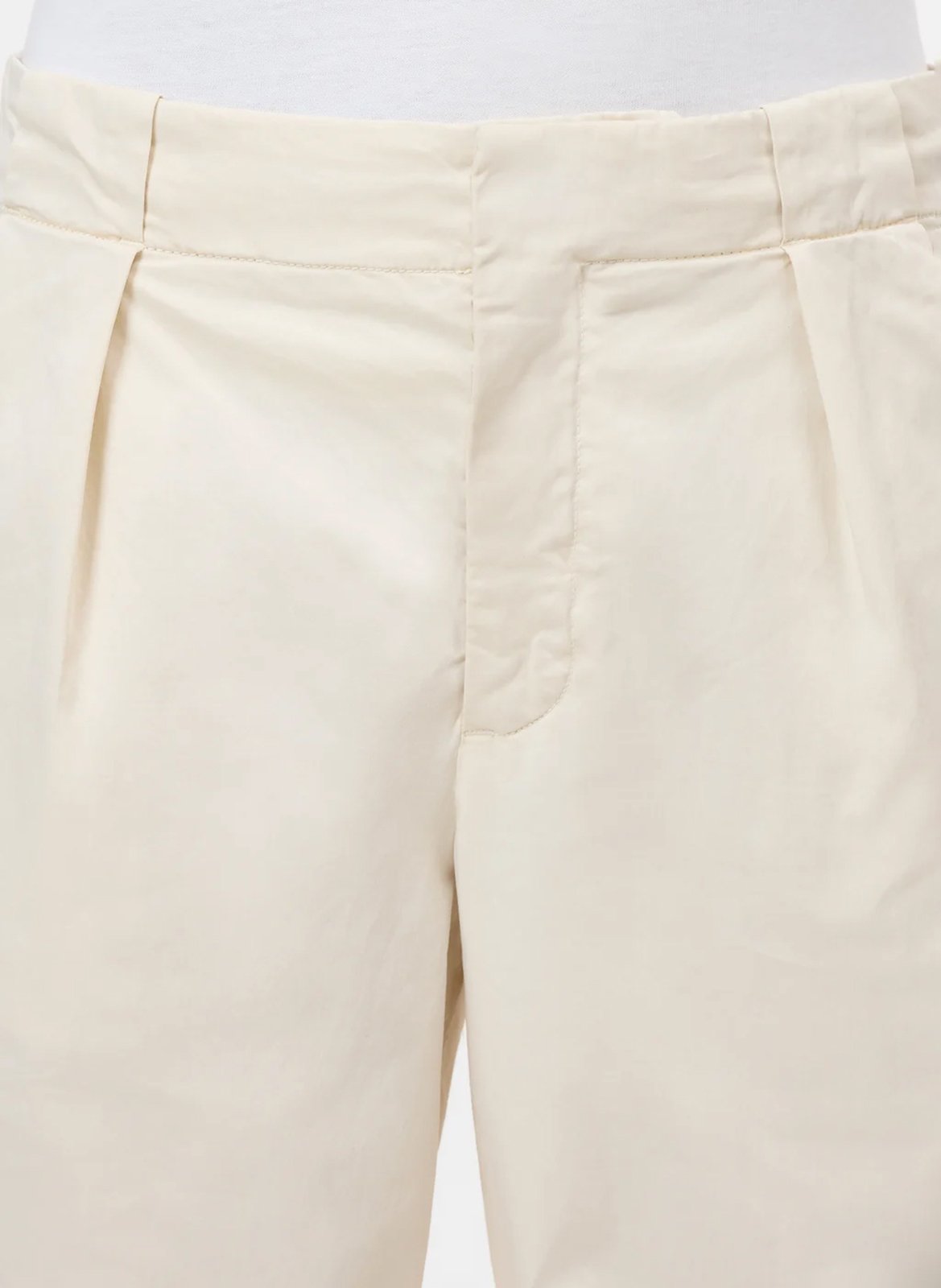 Panralon large en coton mélangé CLOSED Beige