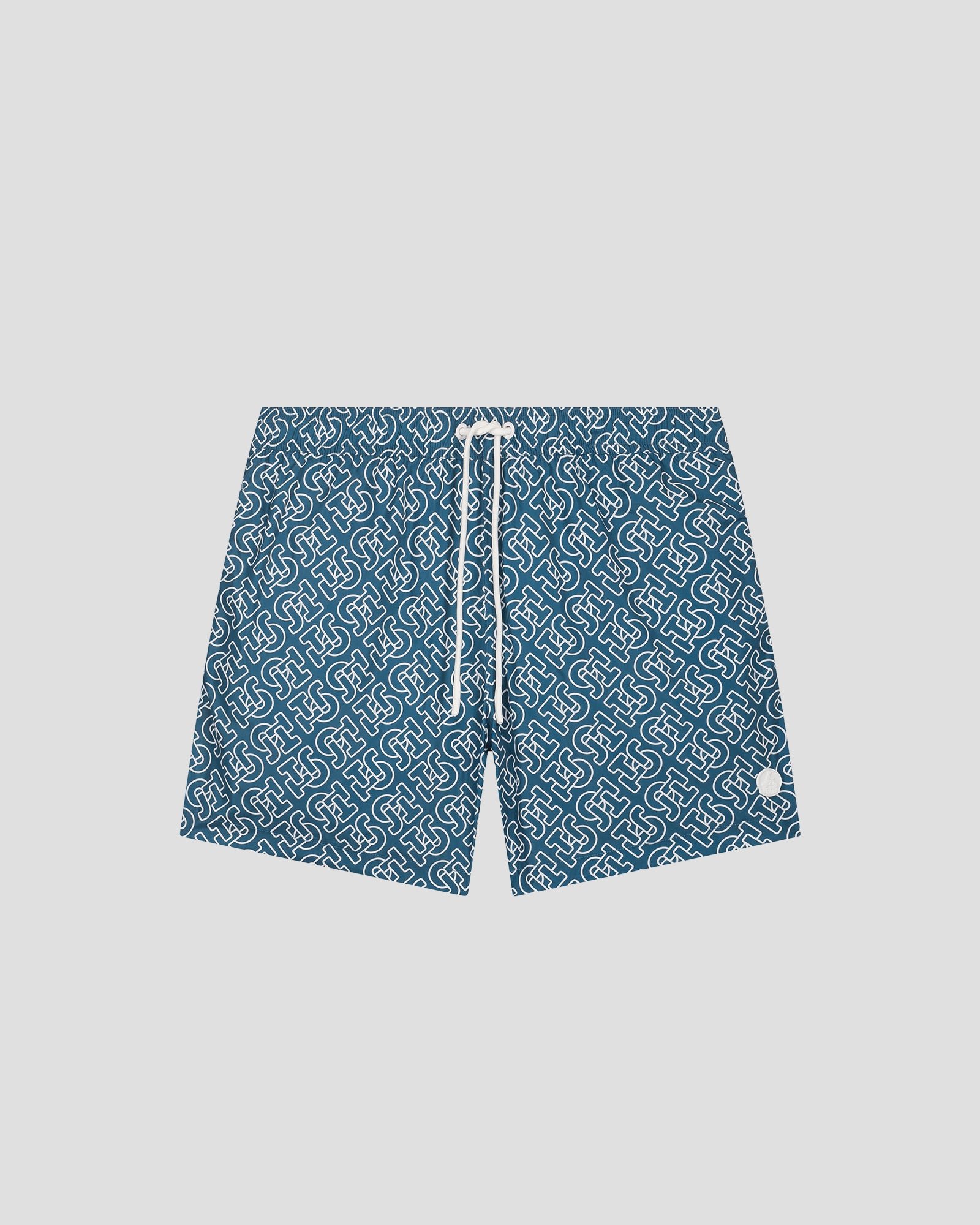 Ian Monogram Swimsuit JOTT Blue