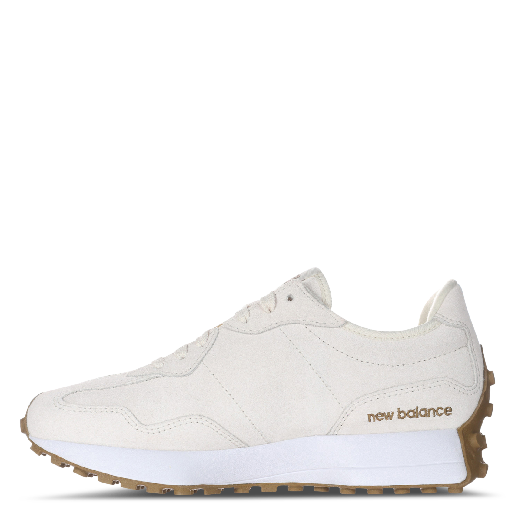 Low-top mixed leather sneakers NEW BALANCE White