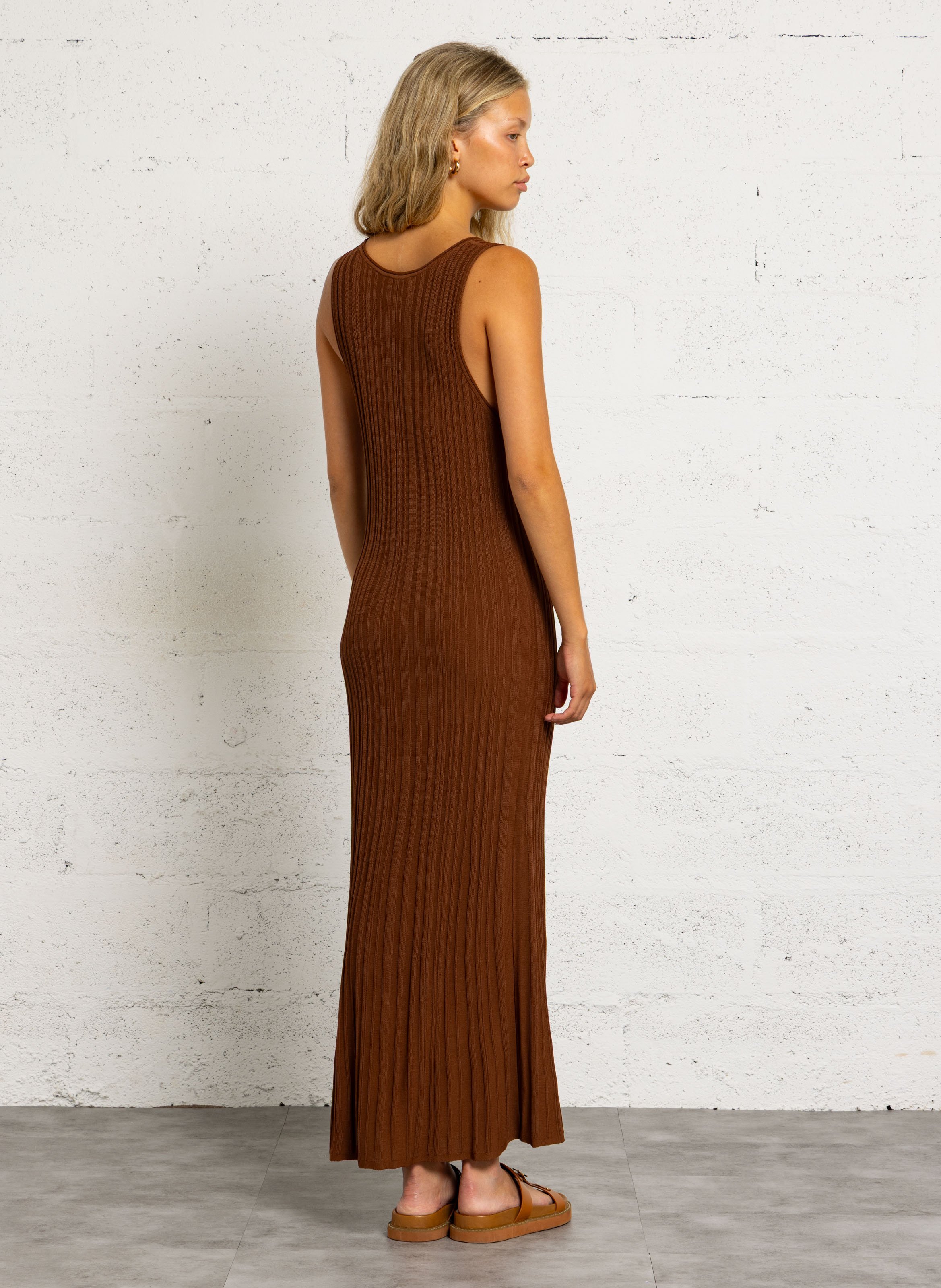 Robe longue moulante  MAISON 123 Beige