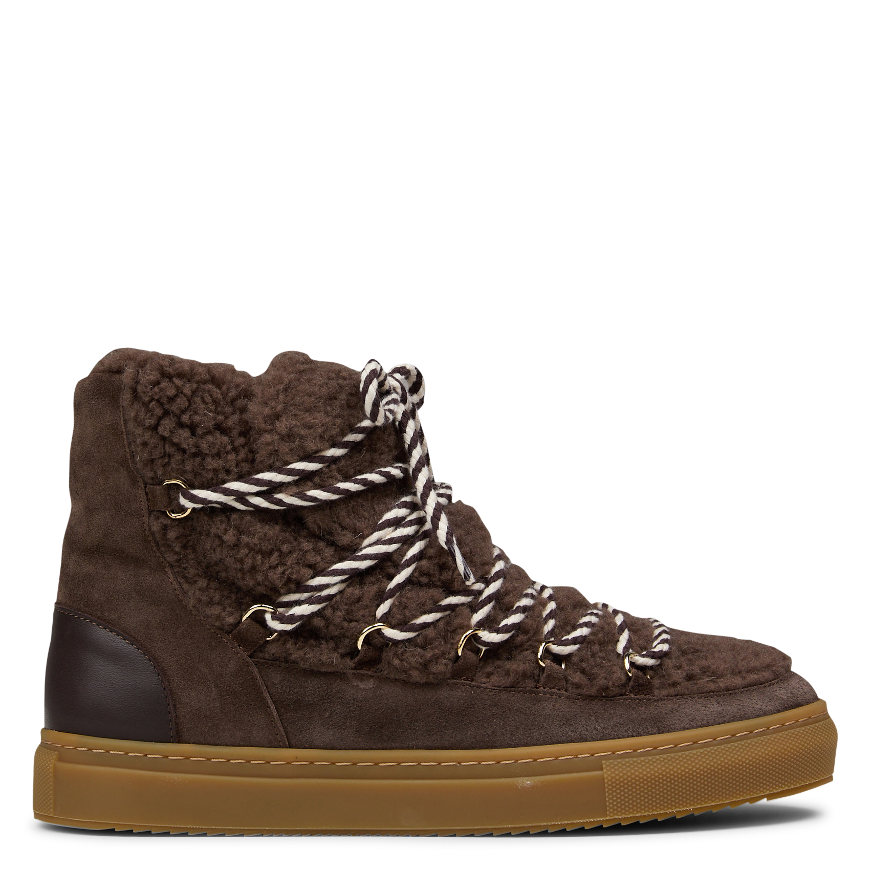 Boots fourrées en cuir MELLOW YELLOW Marron
