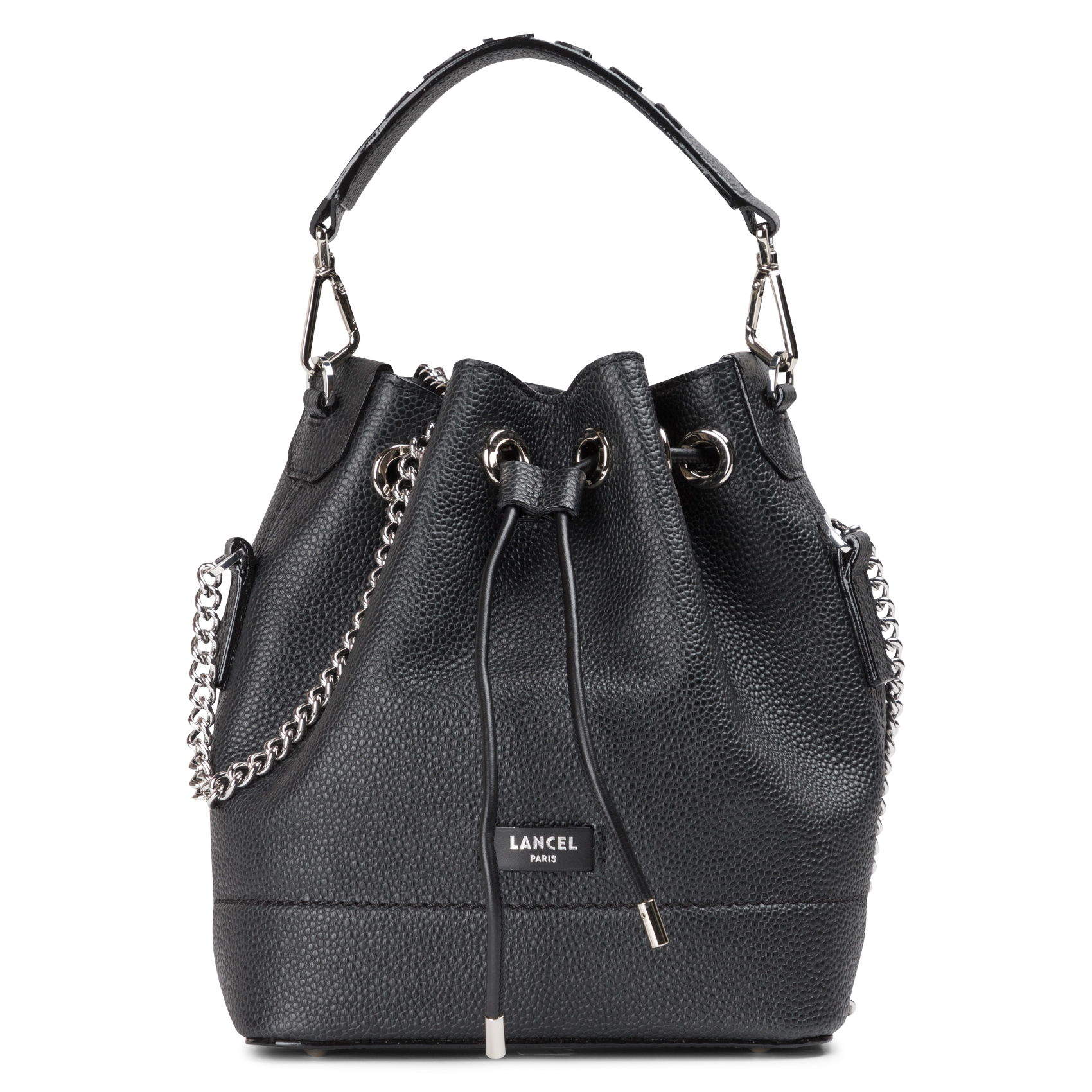 Beuteltasche aus genarbtem Leder LANCEL
