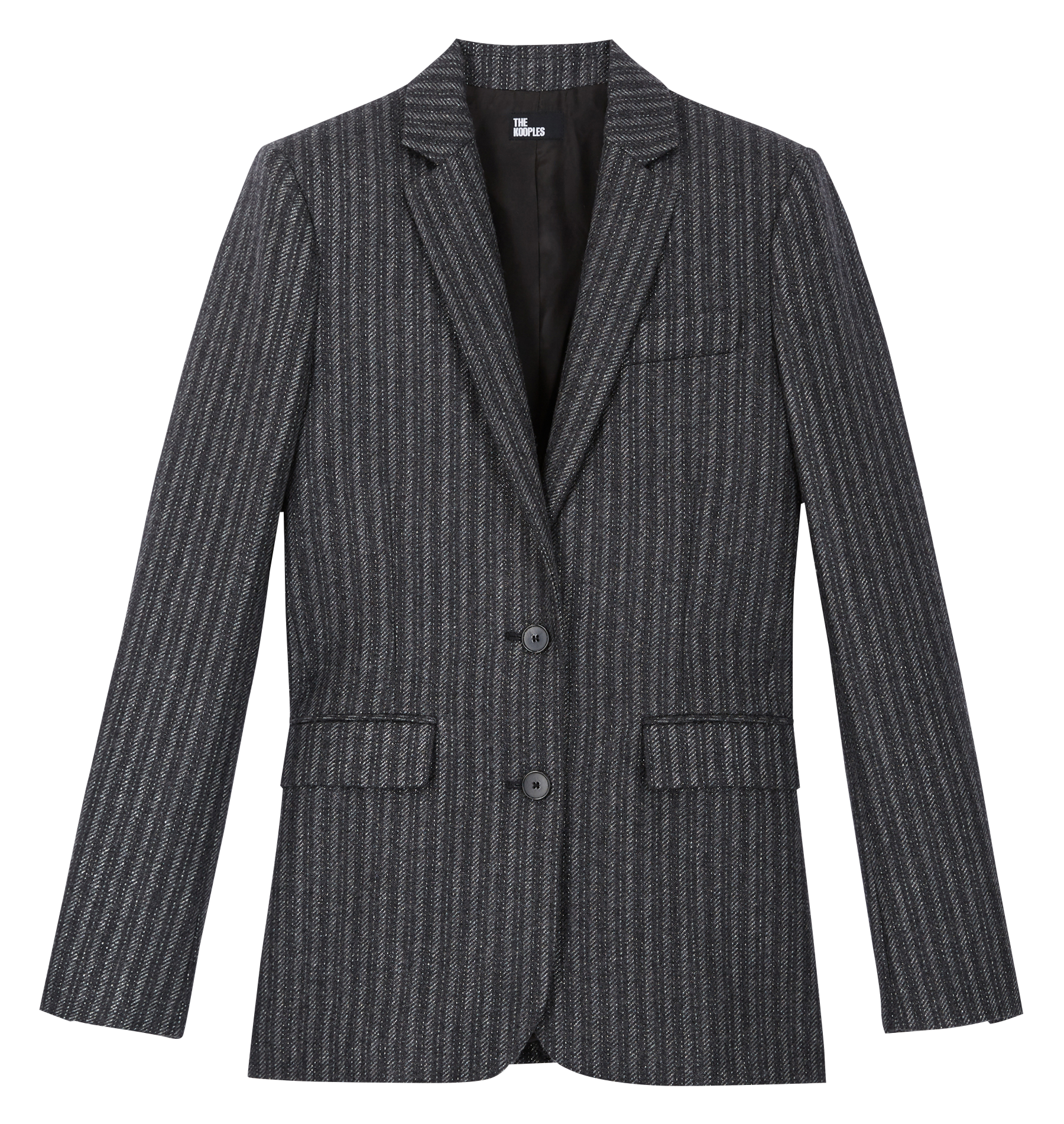 Striped wool-Blend tailored jacket Bla01 The kooples Women
