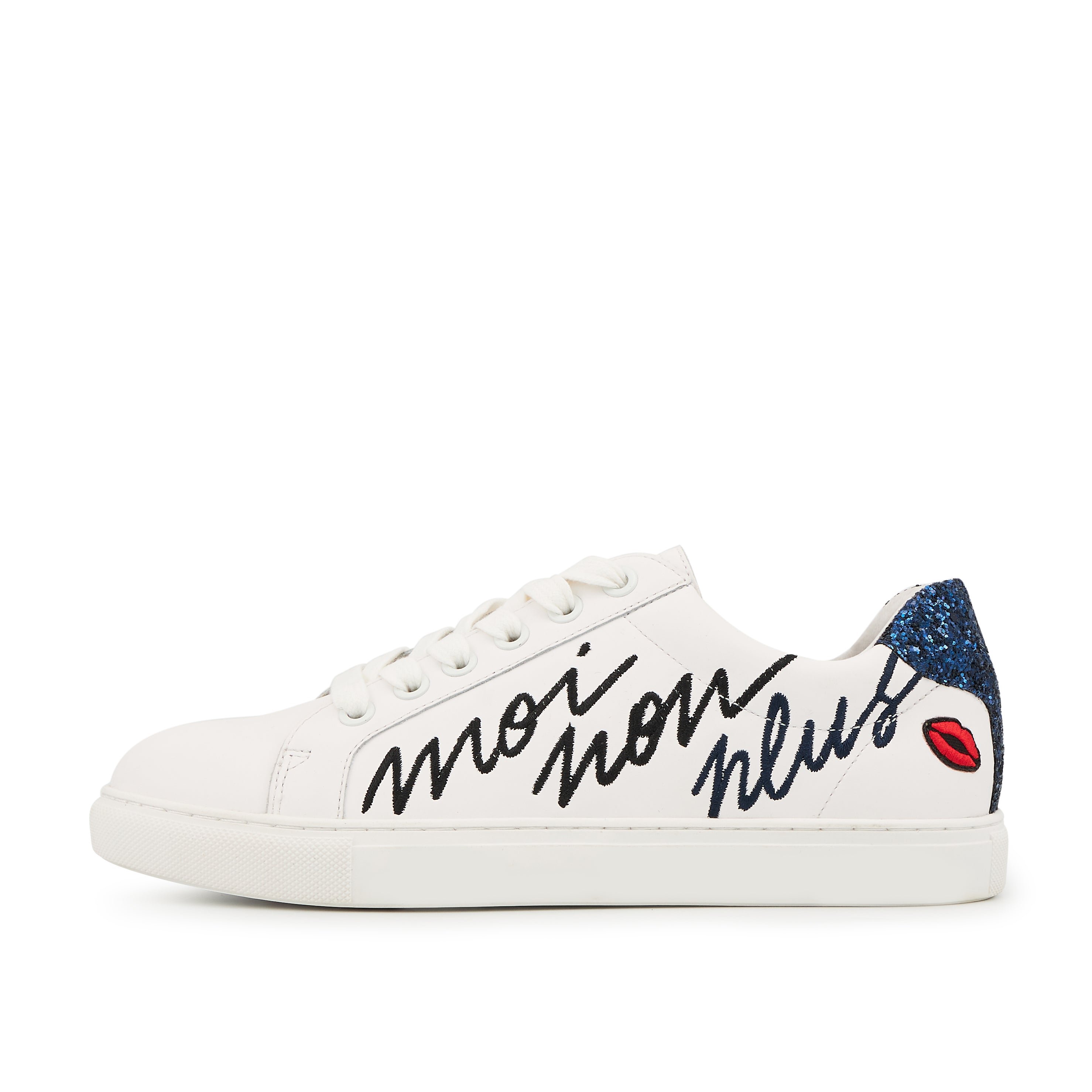Leather sneakers BONS BAISERS PARIS White