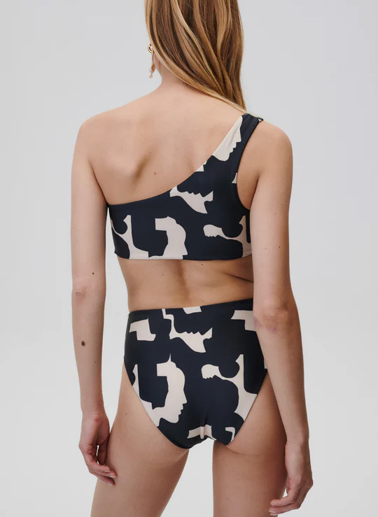 Bas de maillot de bain imprimé  UNDRESS CODE Noir