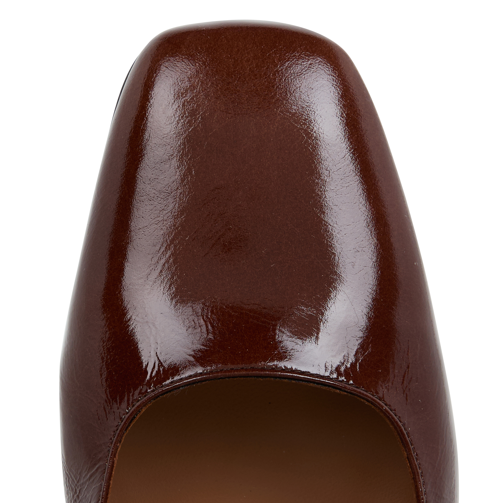 Babies en cuir vernis MELLOW YELLOW Marron