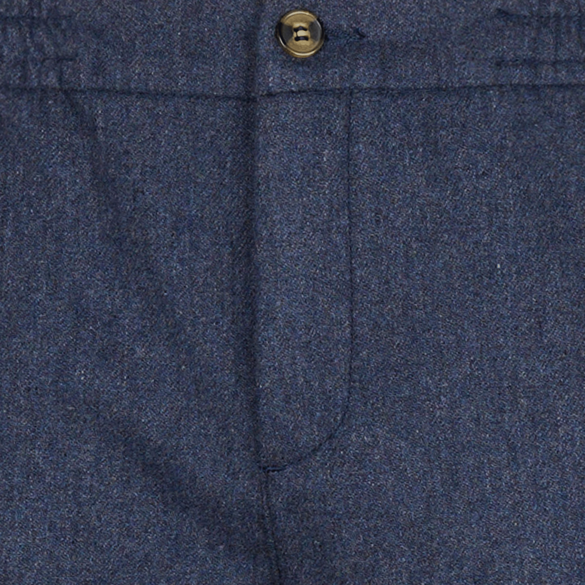 Gerade geschnittene Hose - Woll-Mix FAGUO Blau