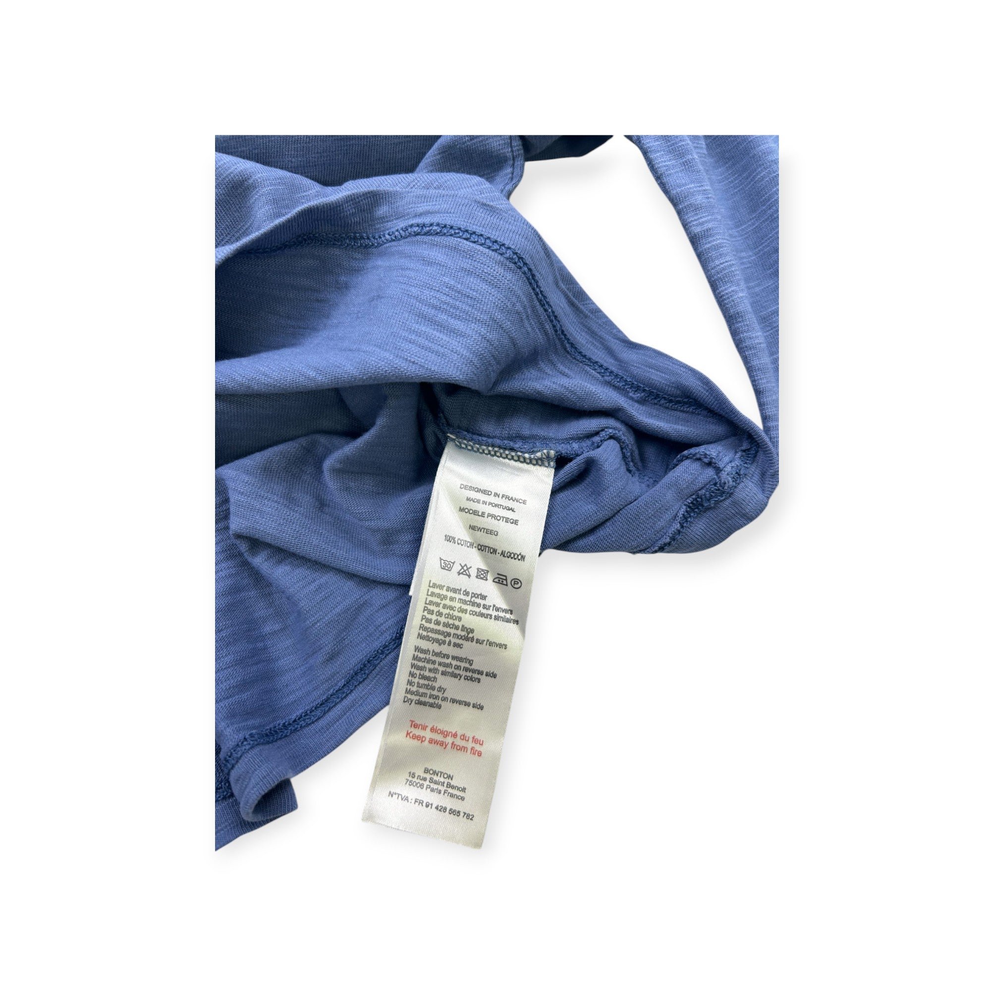 Blue children's T-shirt - 12 years BONTON - Seconde Main Blue