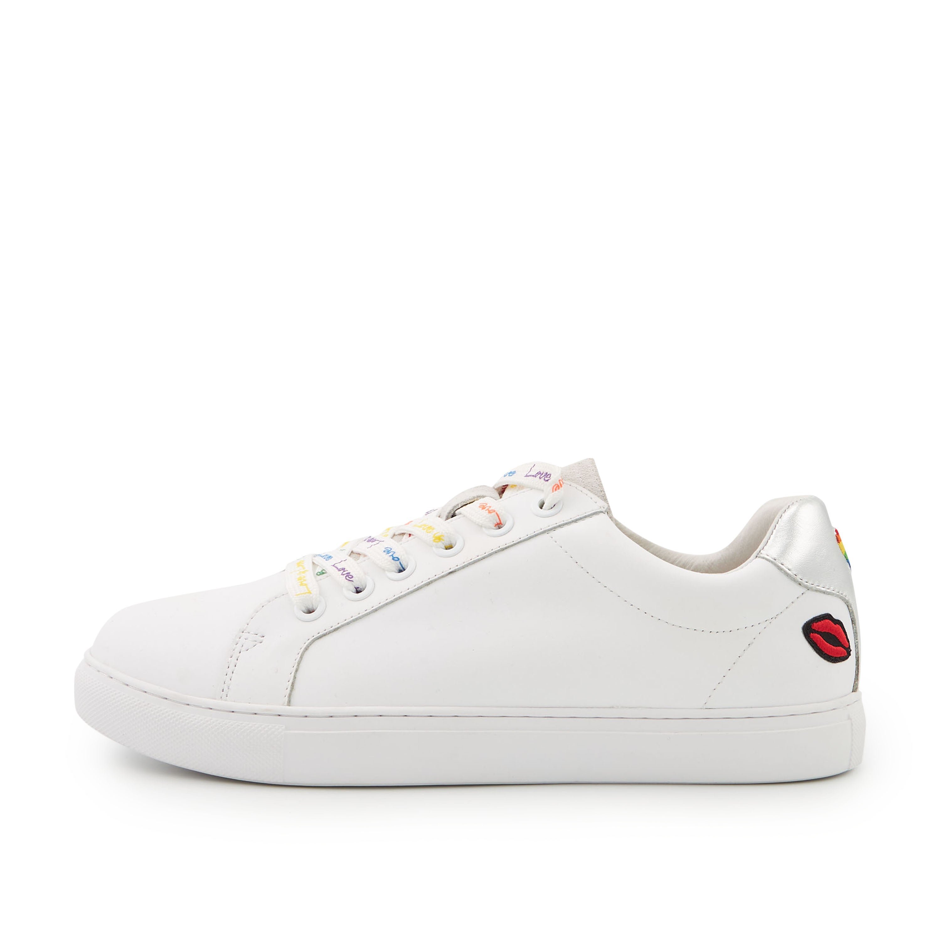 Leather sneakers BONS BAISERS PARIS White