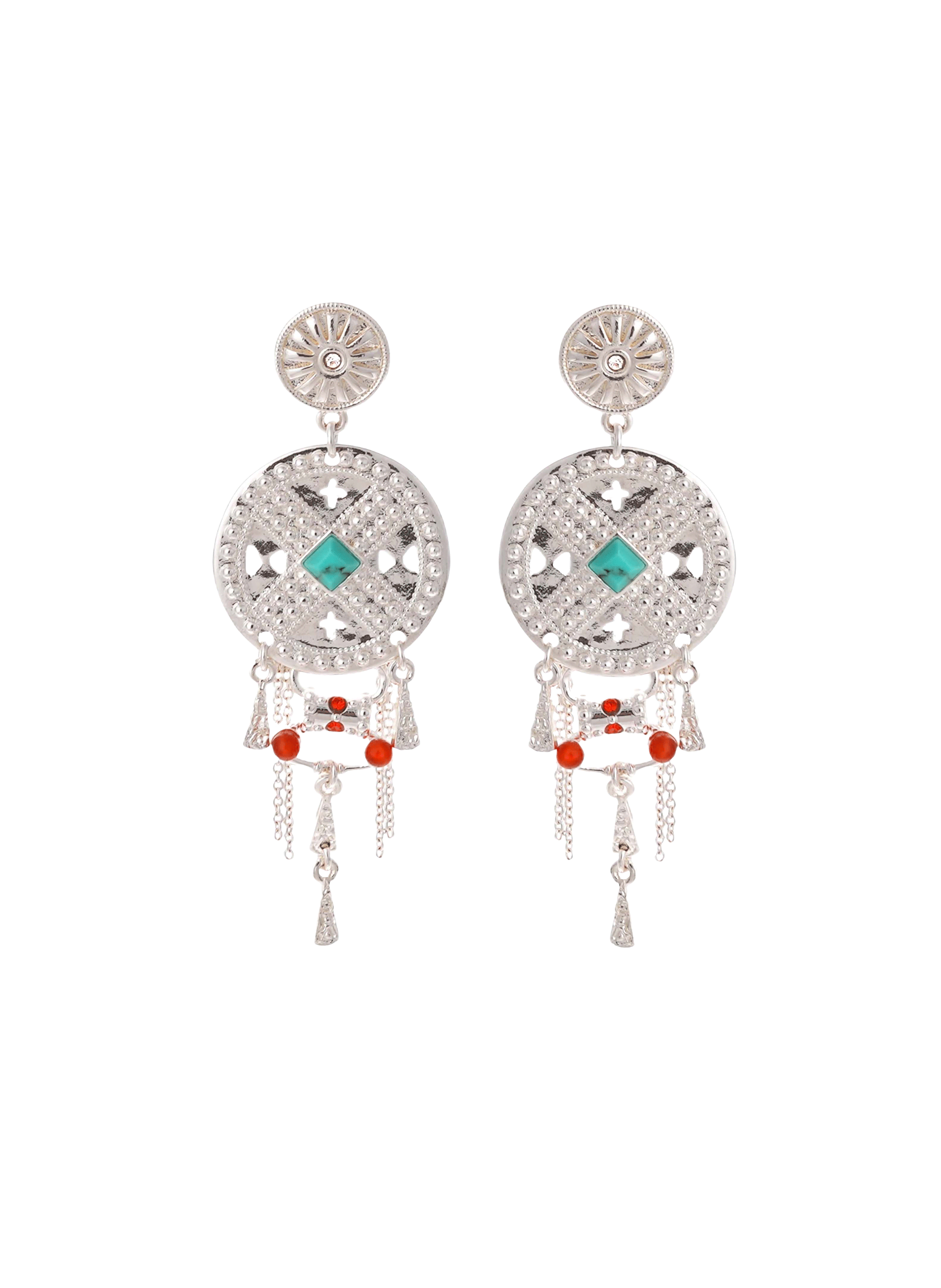 Earrings with pendants HIPANEMA Silver