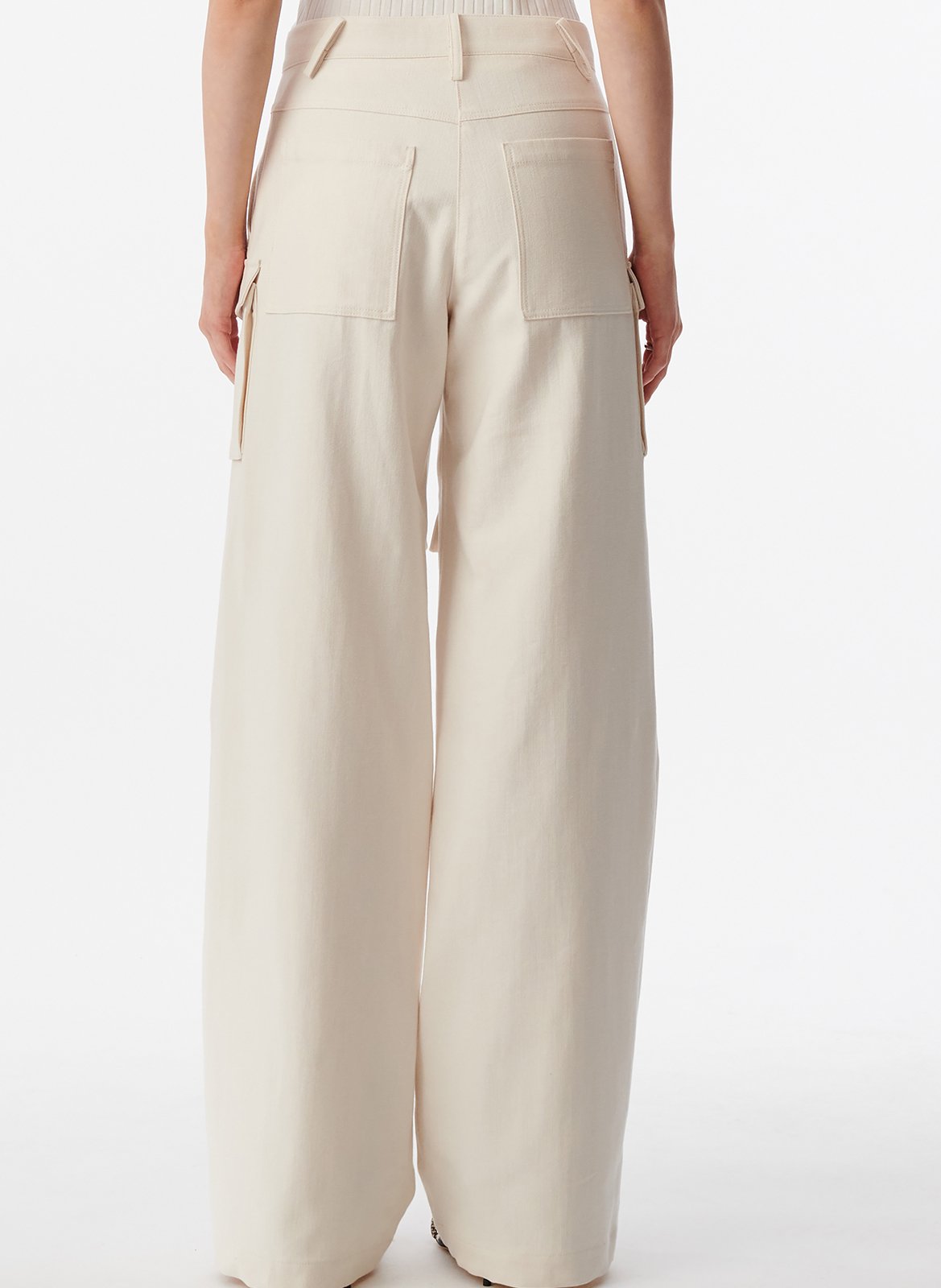 Cotton-blend chinos IRO Beige