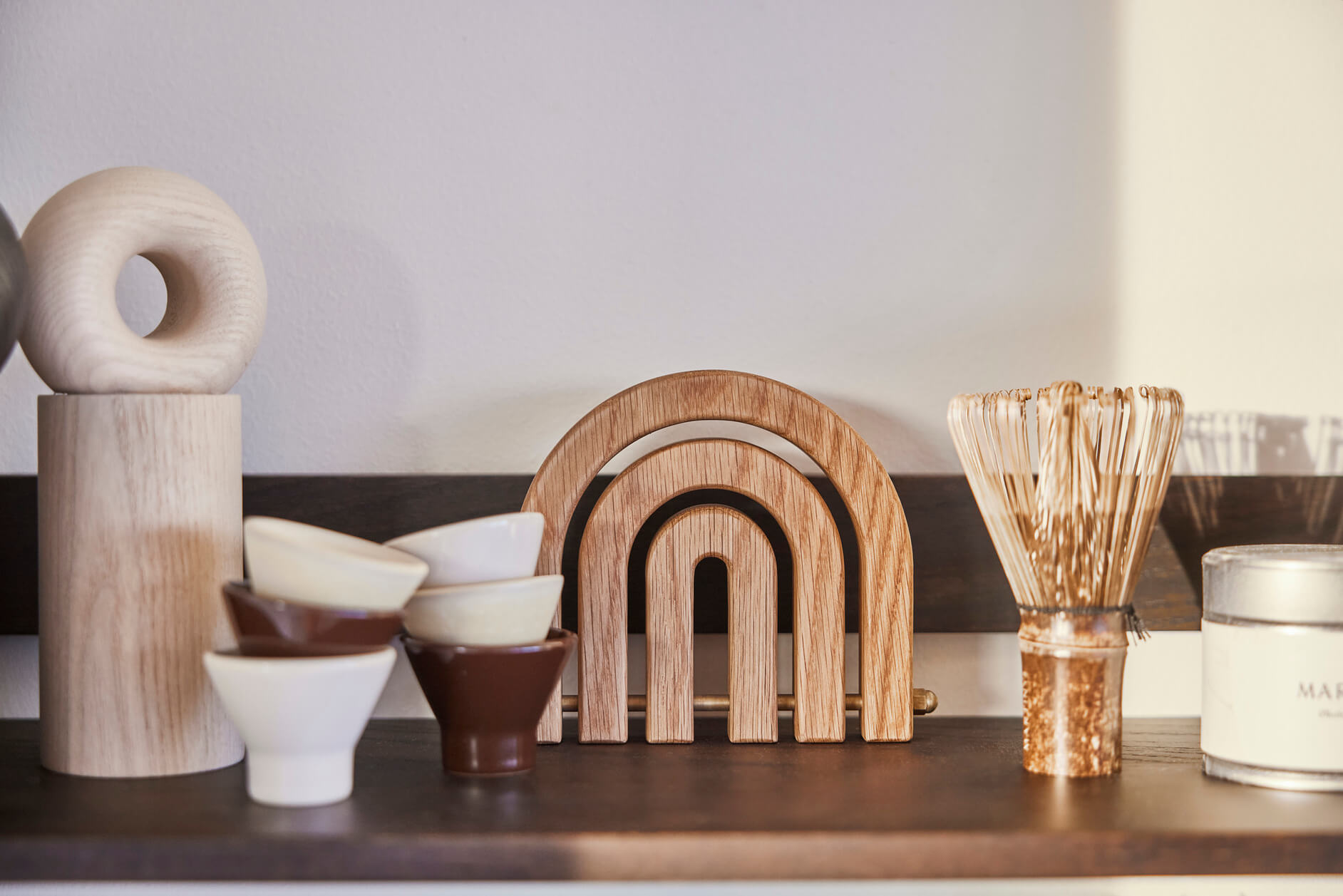 Stoneware egg cup OYOY LIVING DESIGN Brown