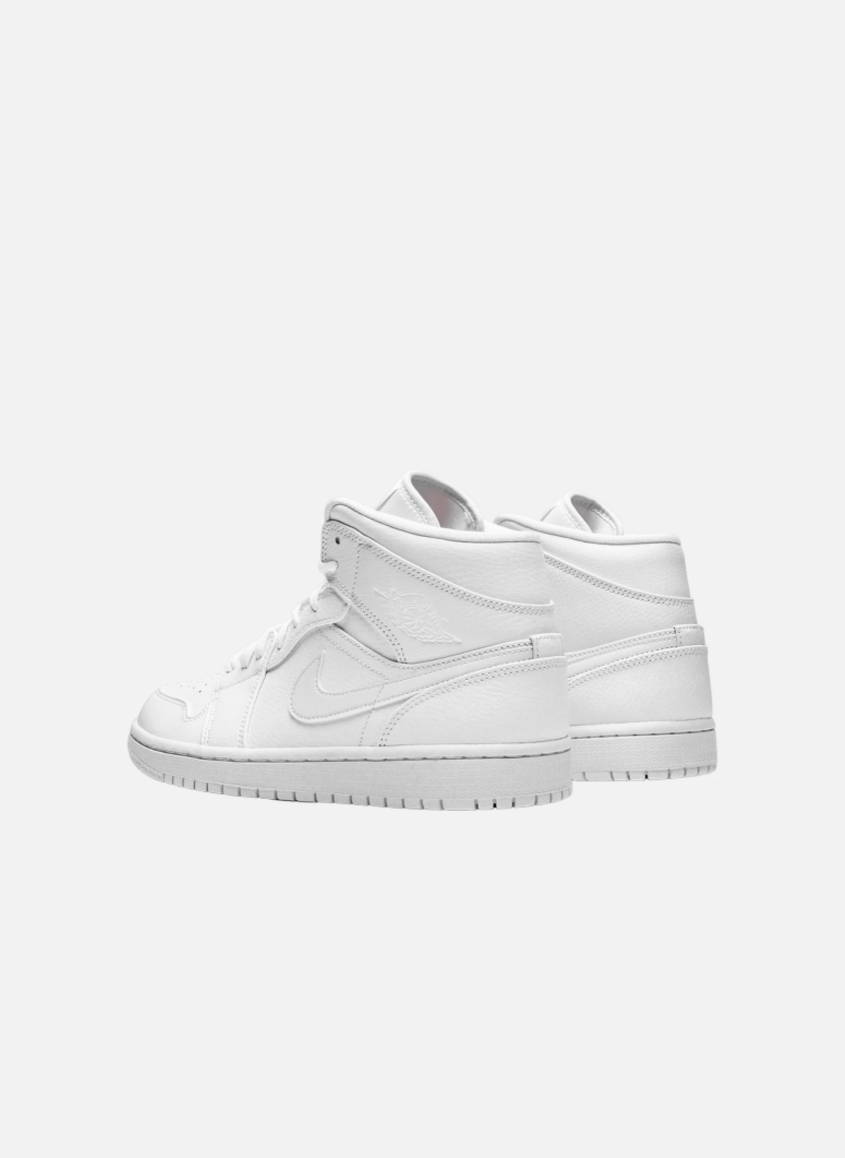 High-top leather sneakers Jordan White
