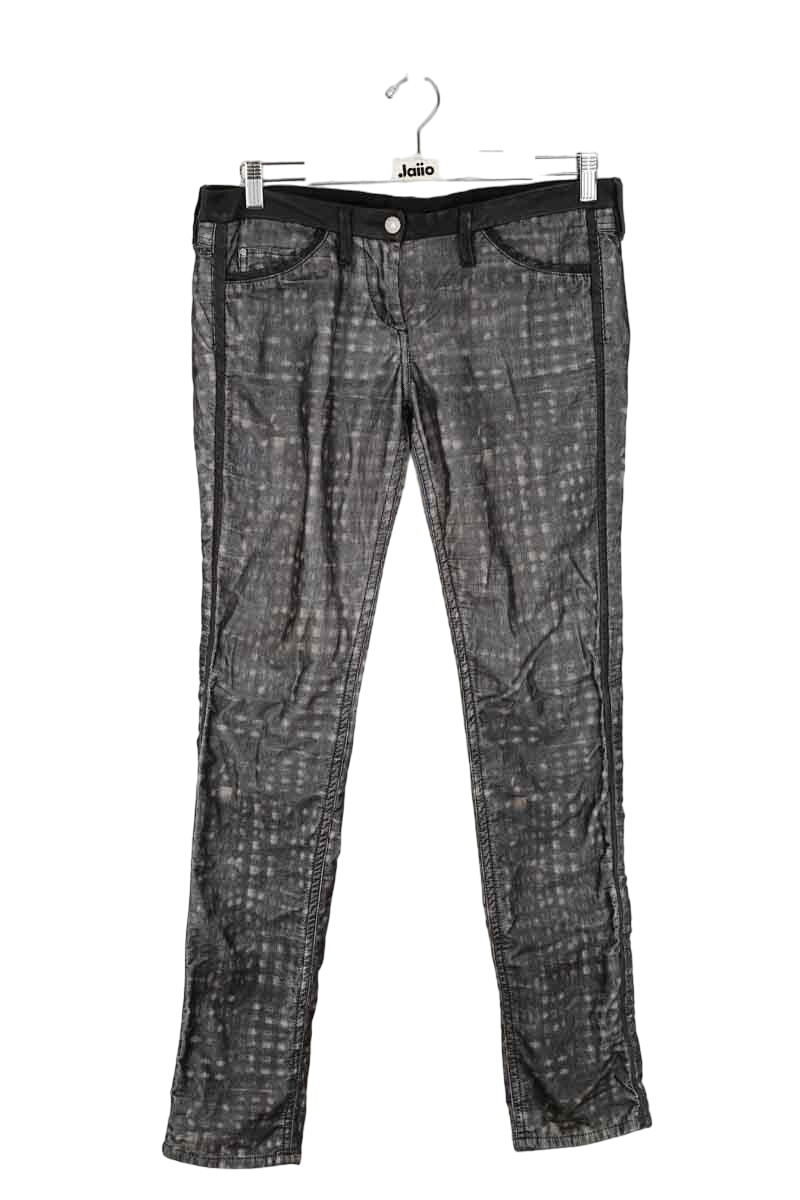Slim cotton trousers ISABEL MARANT ÉTOILE - SECONDE MAIN Black