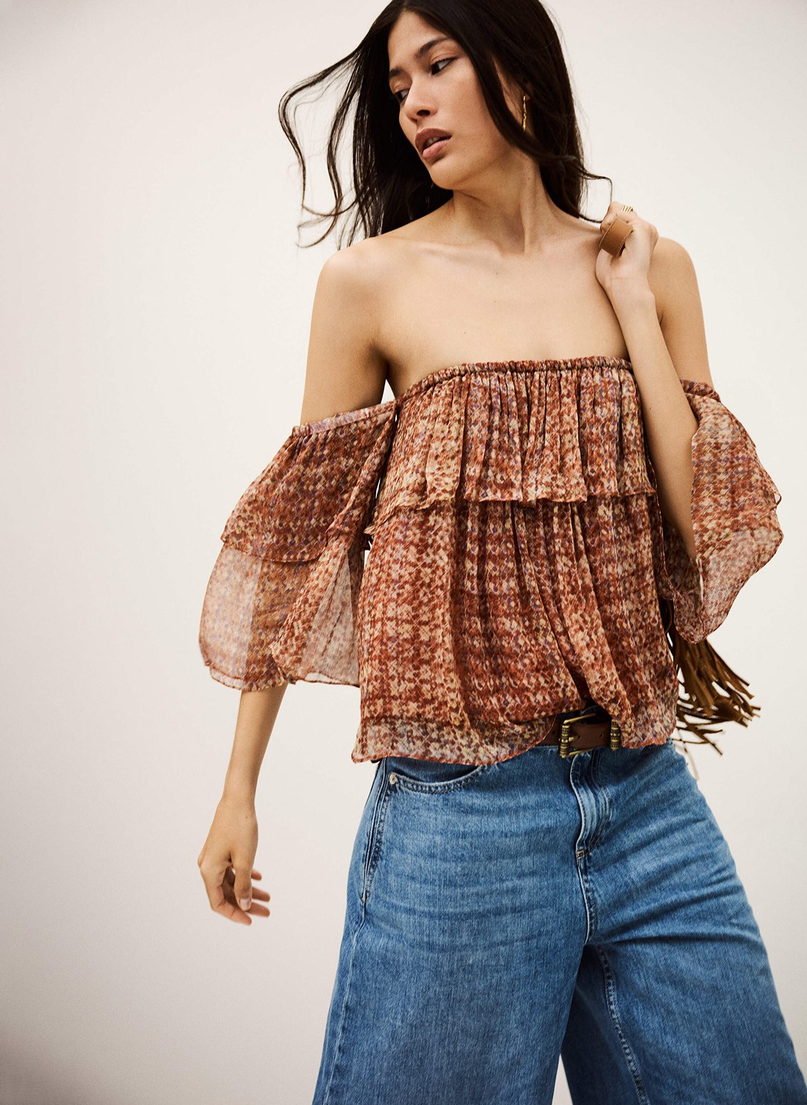 Printed top BA&SH Pink