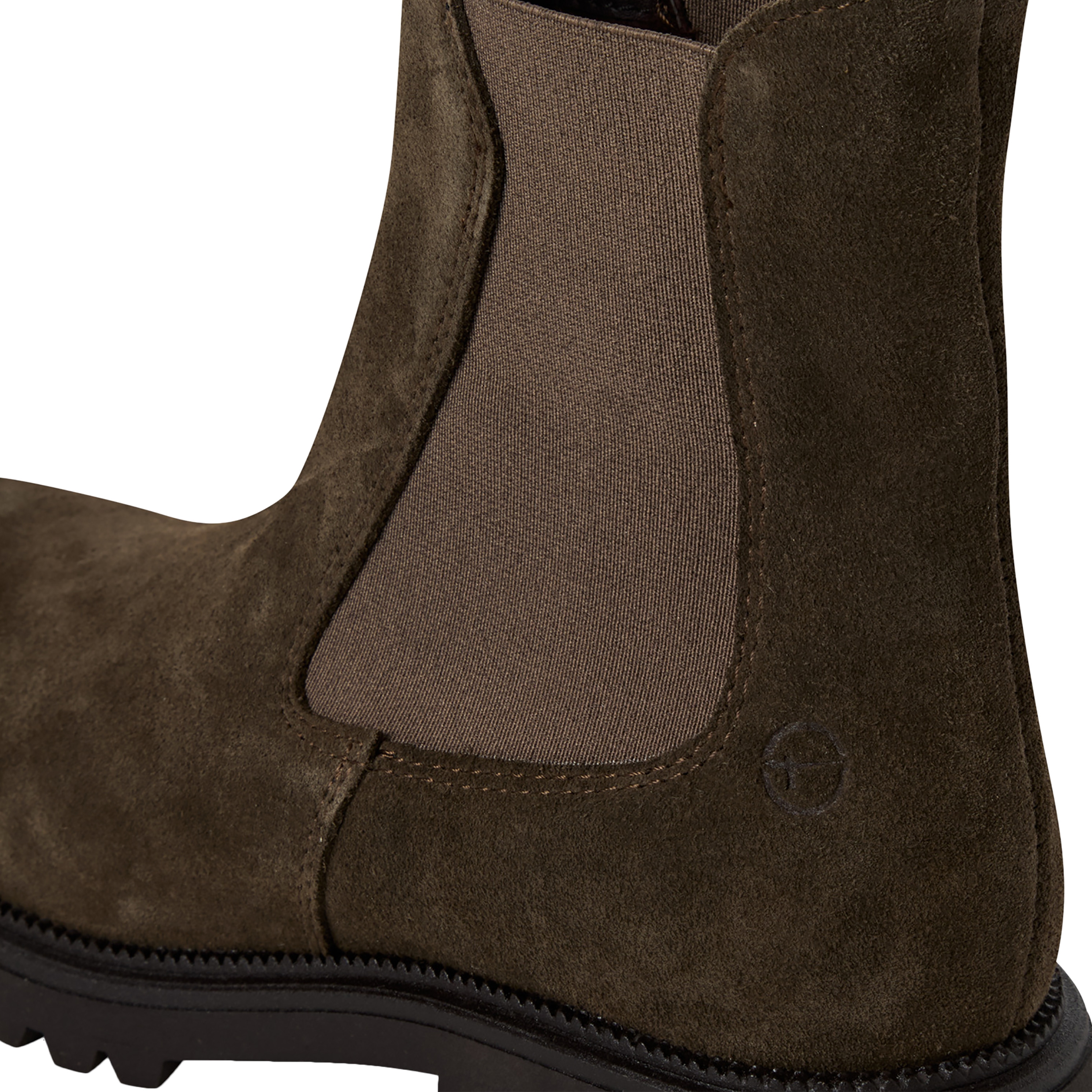 Leather Chelsea boot TAMARIS Green