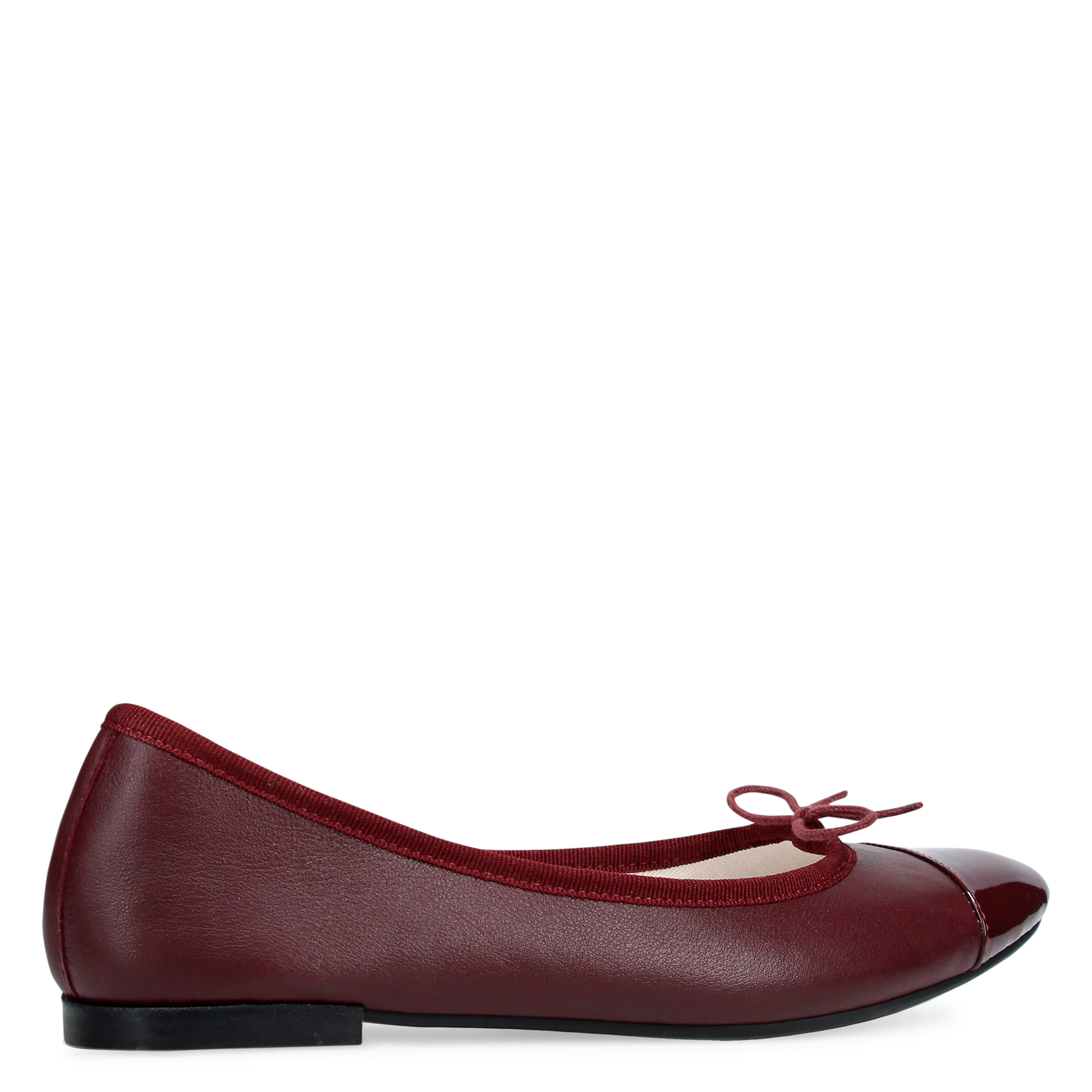 Ballerines en cuir REPETTO Rouge