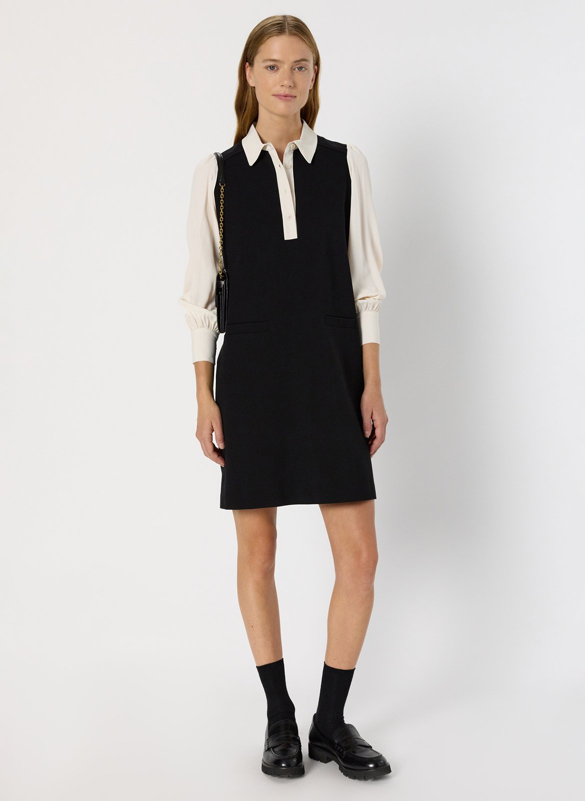 Robe courte col polo GERARD DAREL Noir