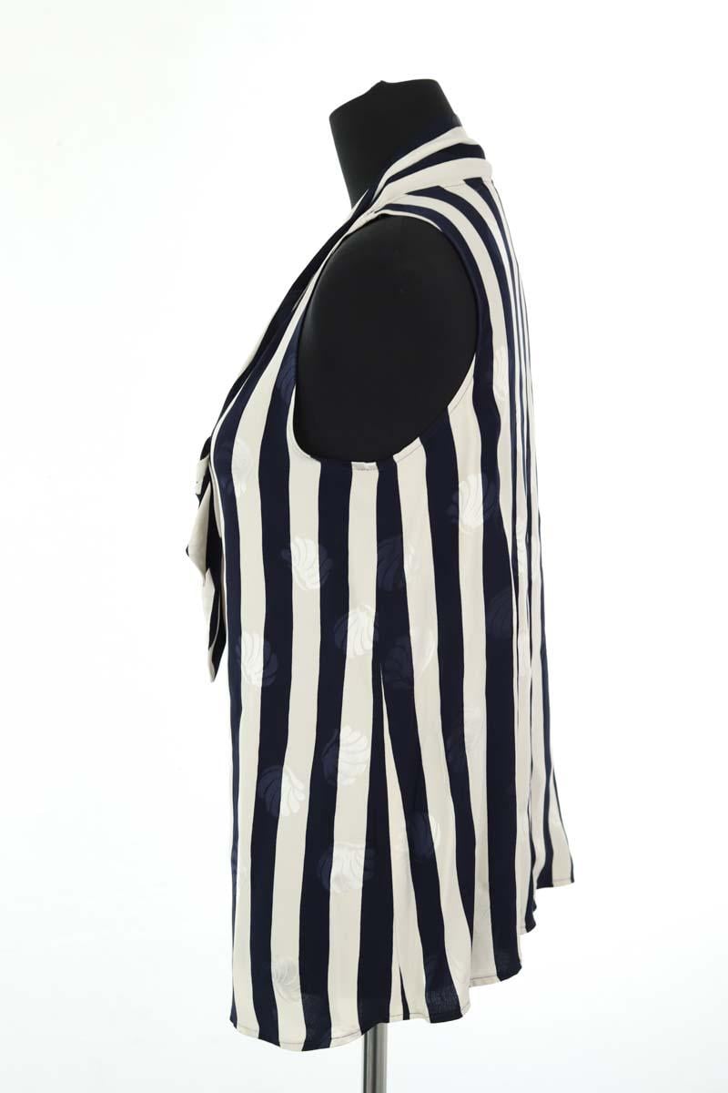 Azawood sleeveless top TARA JARMON - Seconde Main Blue