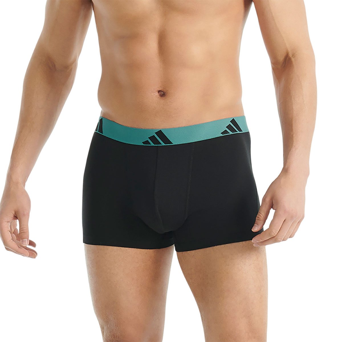 Active flex cotton boxer shorts, pack of 2 ADIDAS UNDERWEAR Black
