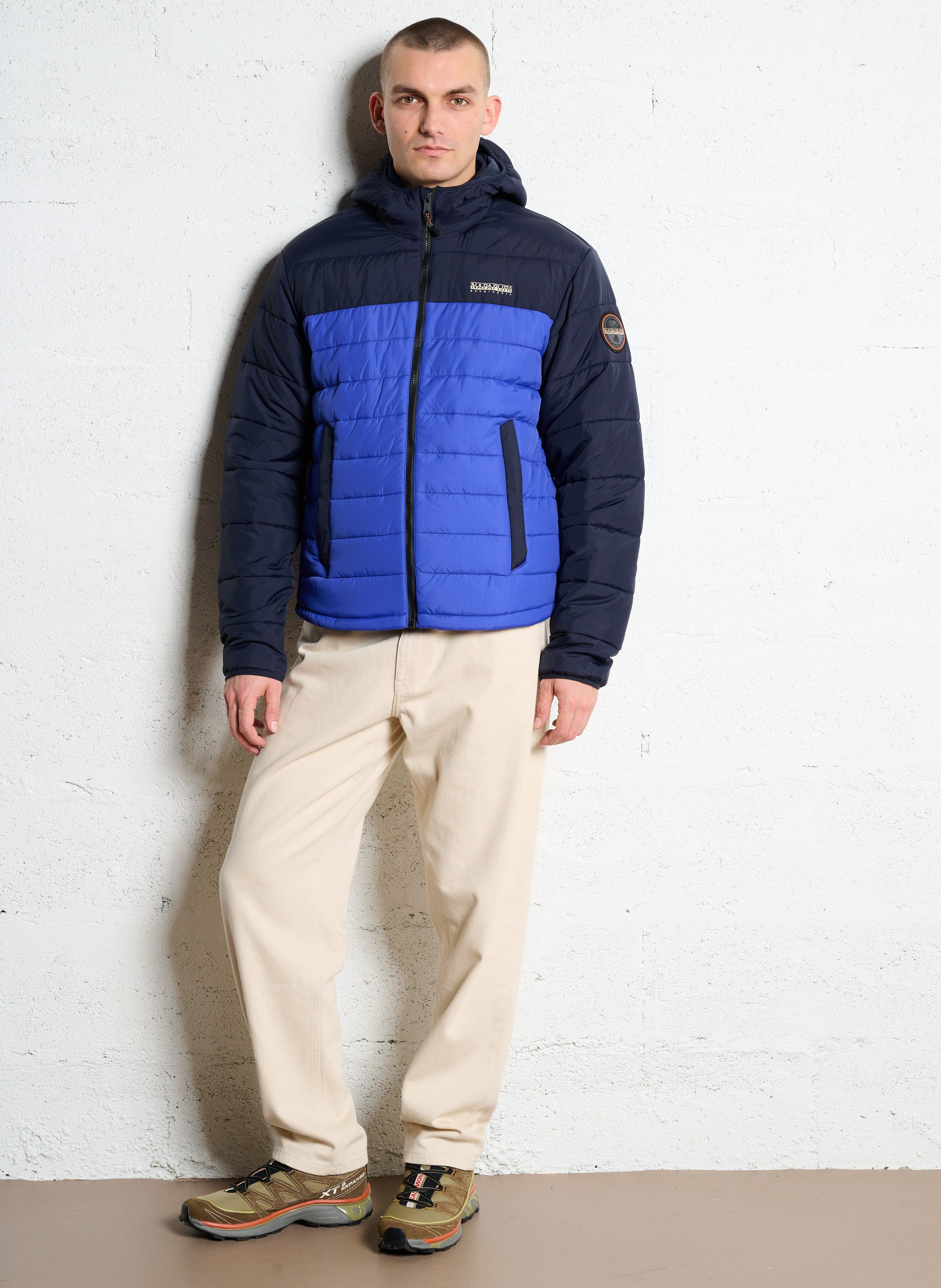 Doudoune col montant  NAPAPIJRI Bleu