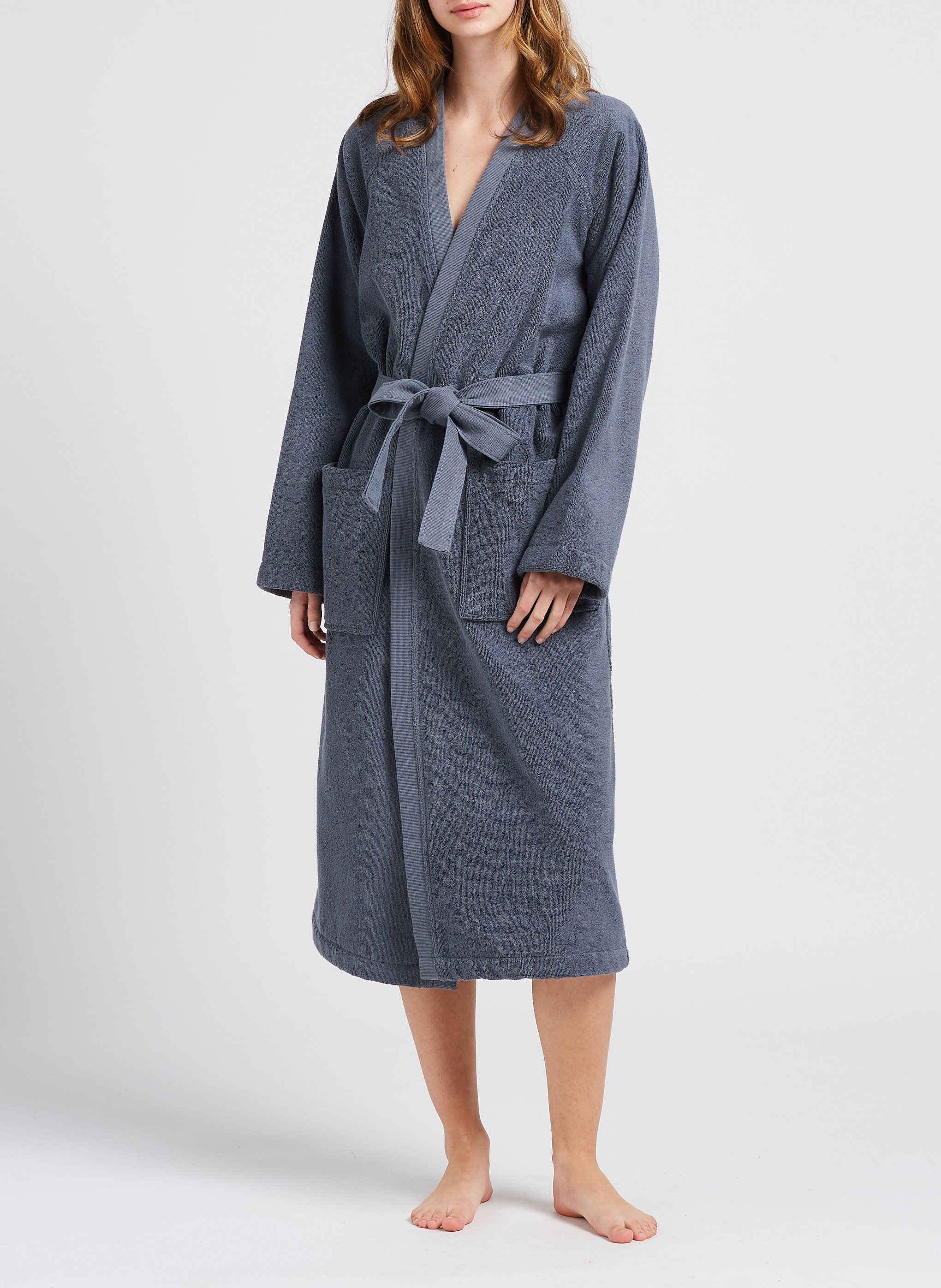 Cotton bathrobe AU PRINTEMPS PARIS MAISON Grey