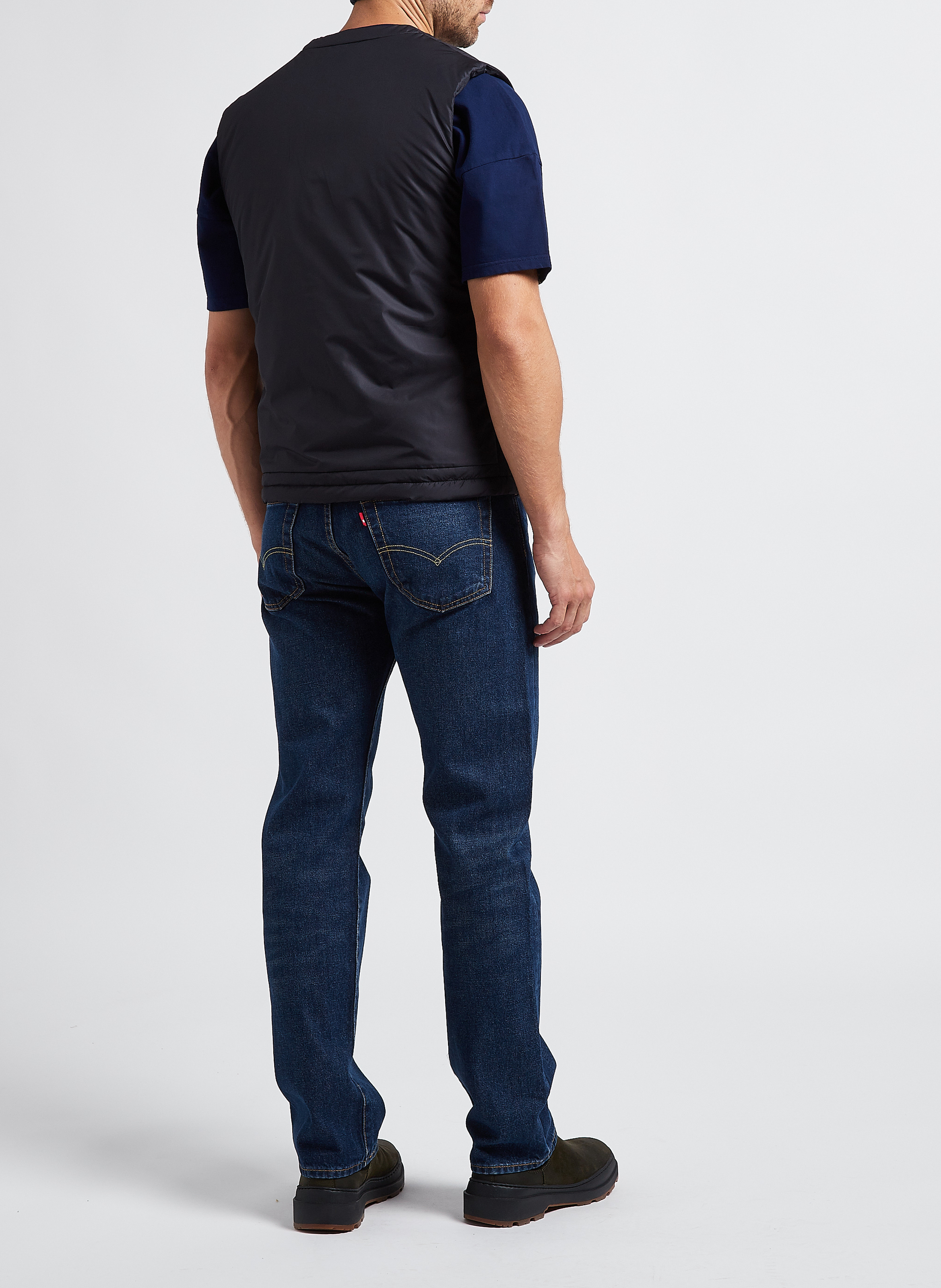 Veste col V sans manches  HOMECORE Bleu