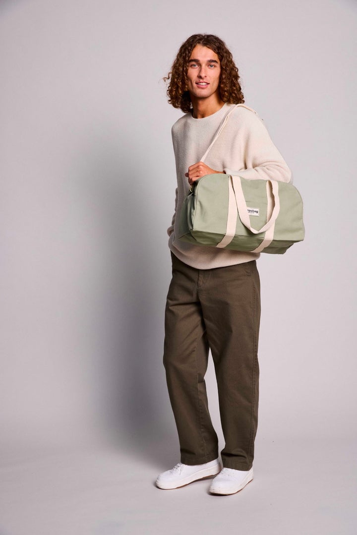 Cotton weekend bag Green