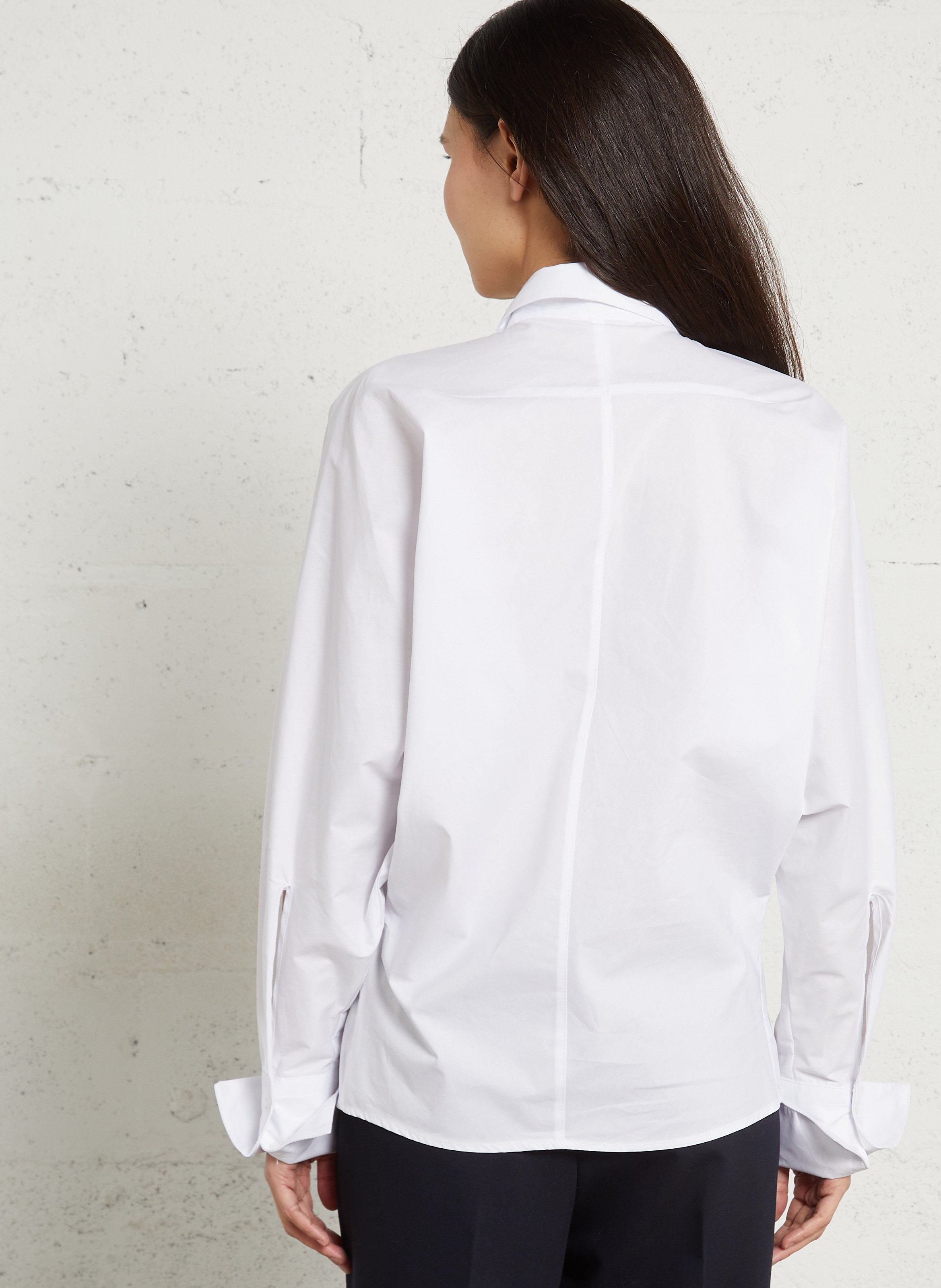 Chemise manches longues chauve-souris IMPERIAL Blanc