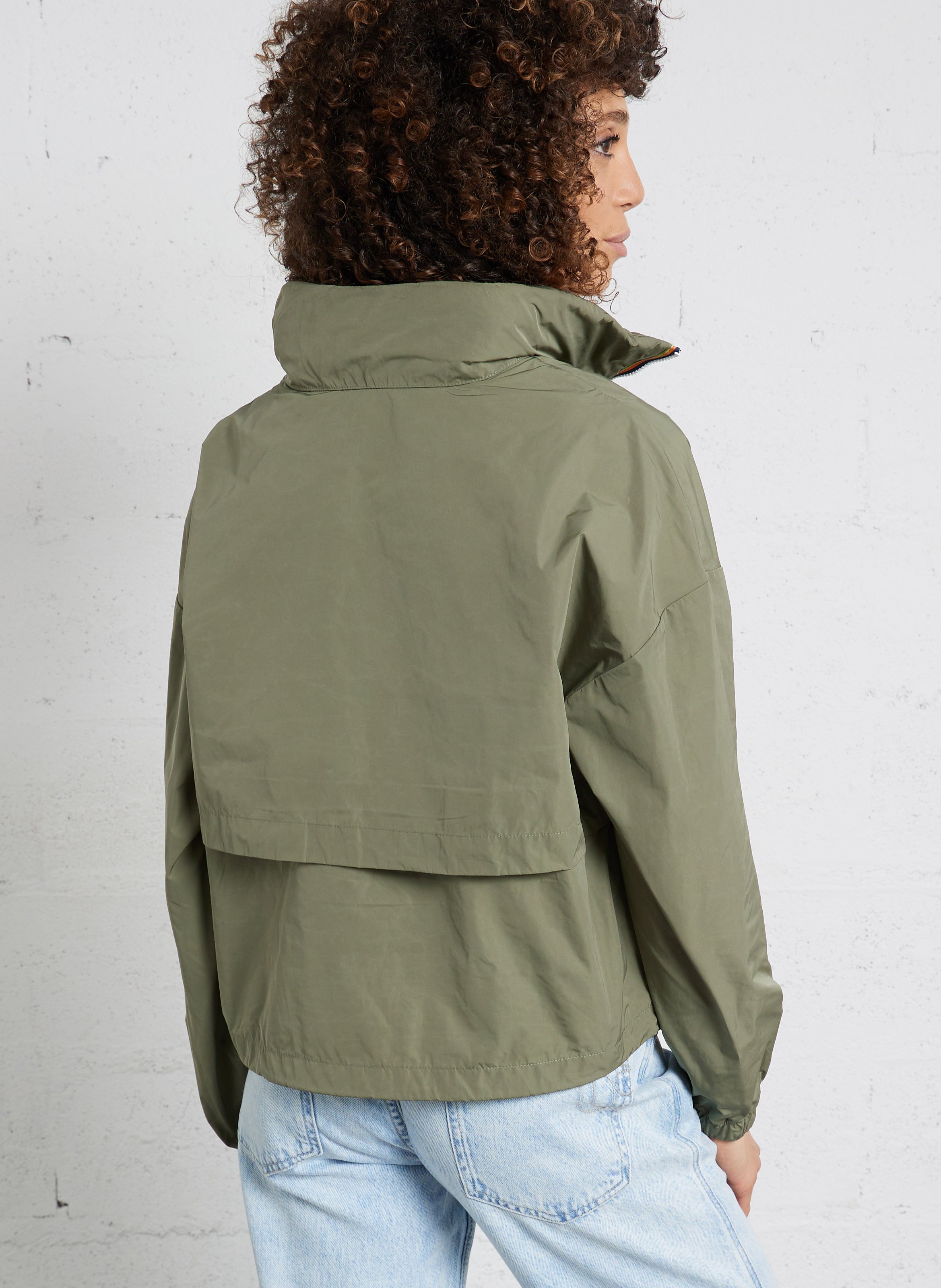 Coupe-vent col montant  K-WAY Vert