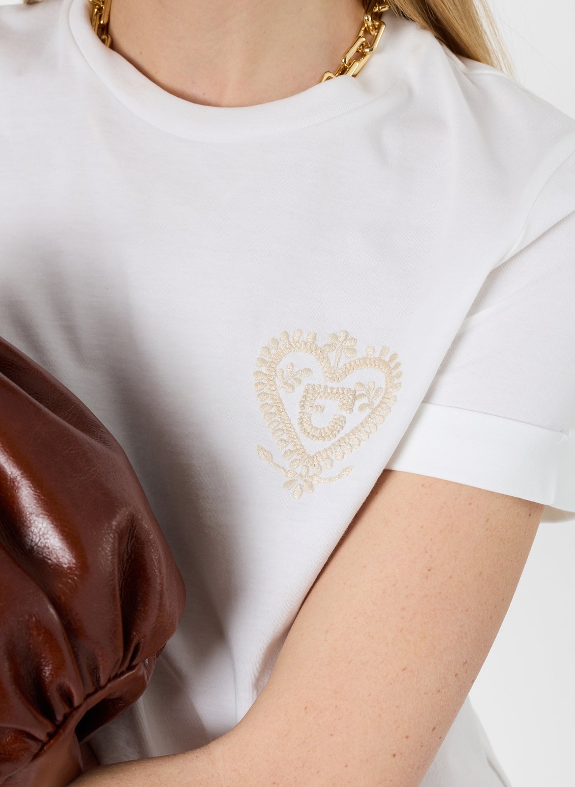 Baumwoll-Pullover mit Rundhalsausschnitt GERARD DAREL Weiss