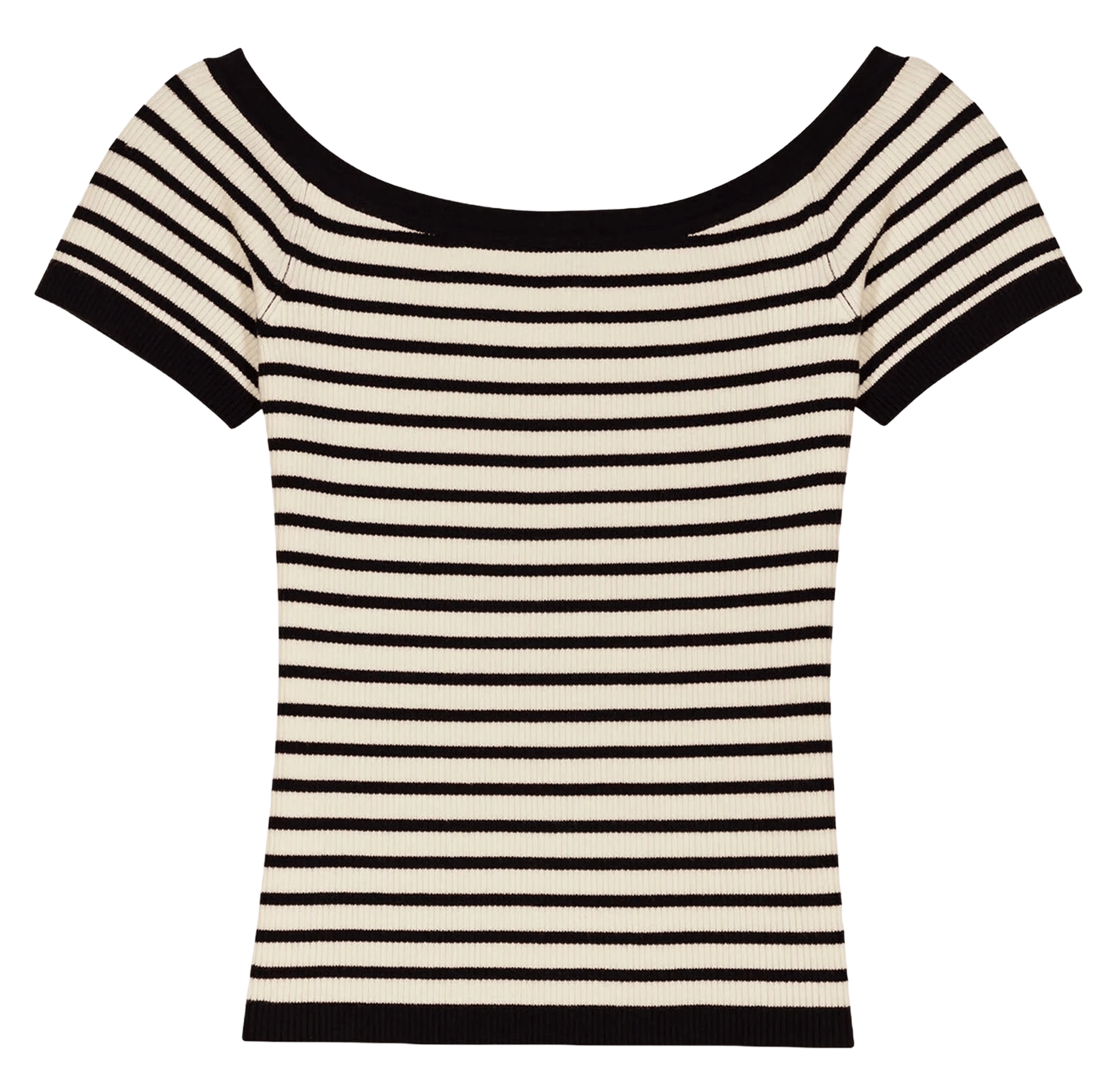 Pull moulant à rayures MAJE Bleu