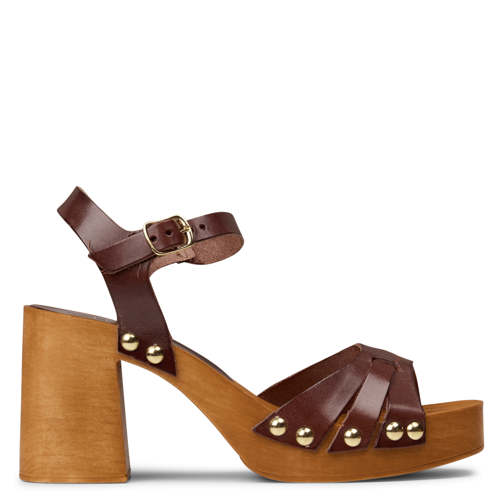 High sandals MELLOW YELLOW Brown