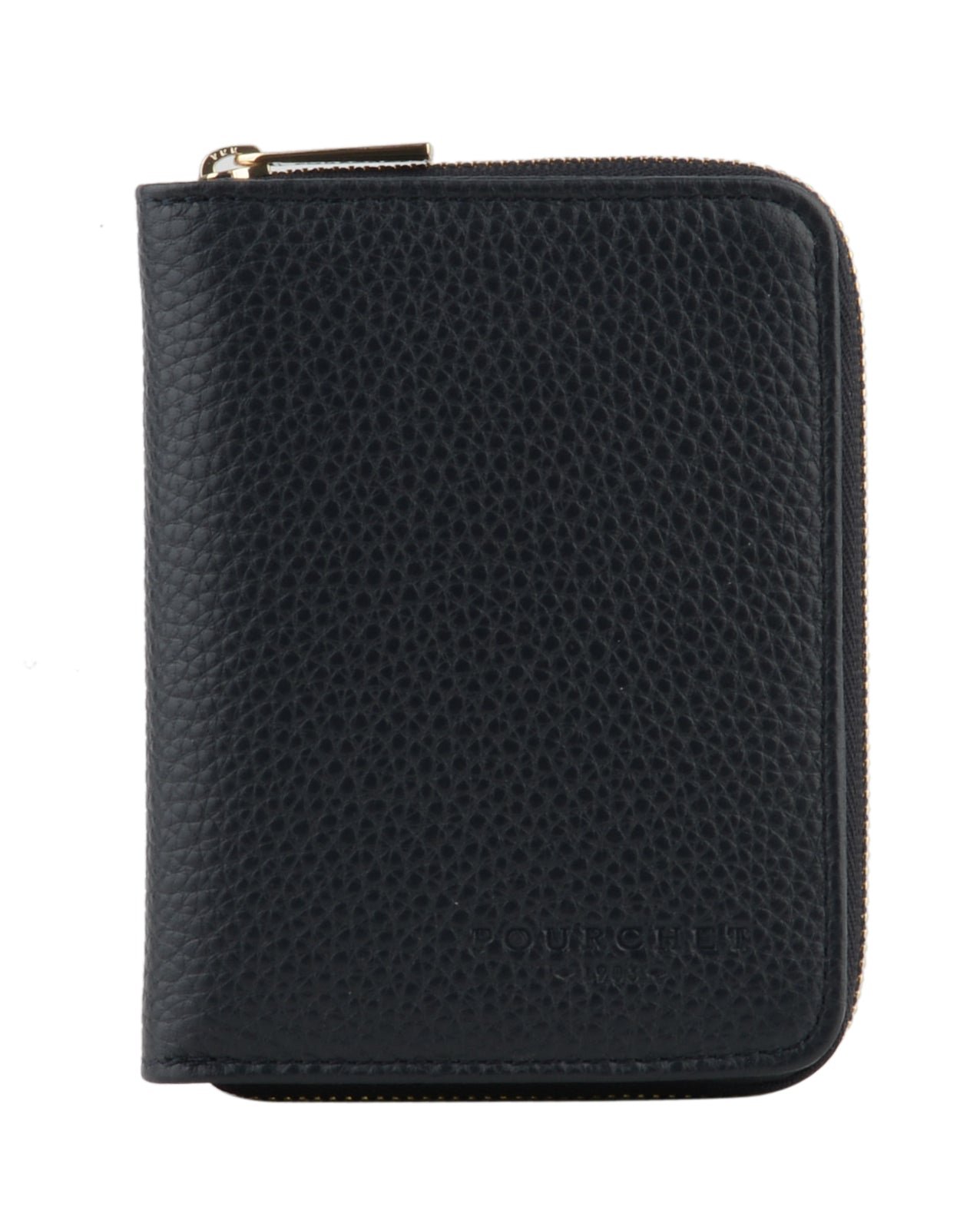 Portefeuille en cuir de vachette POURCHET