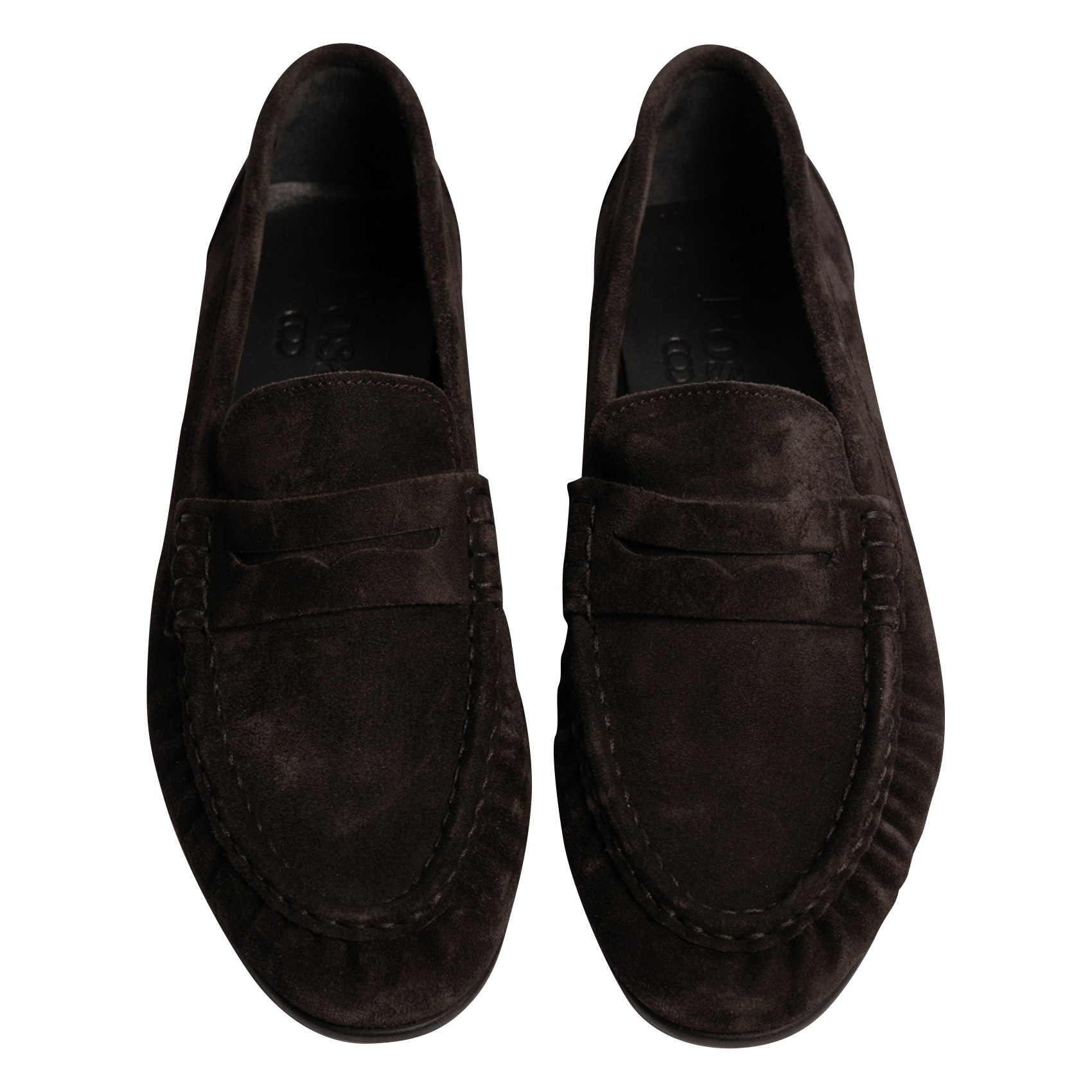 Mocassins en cuir POSA Marron