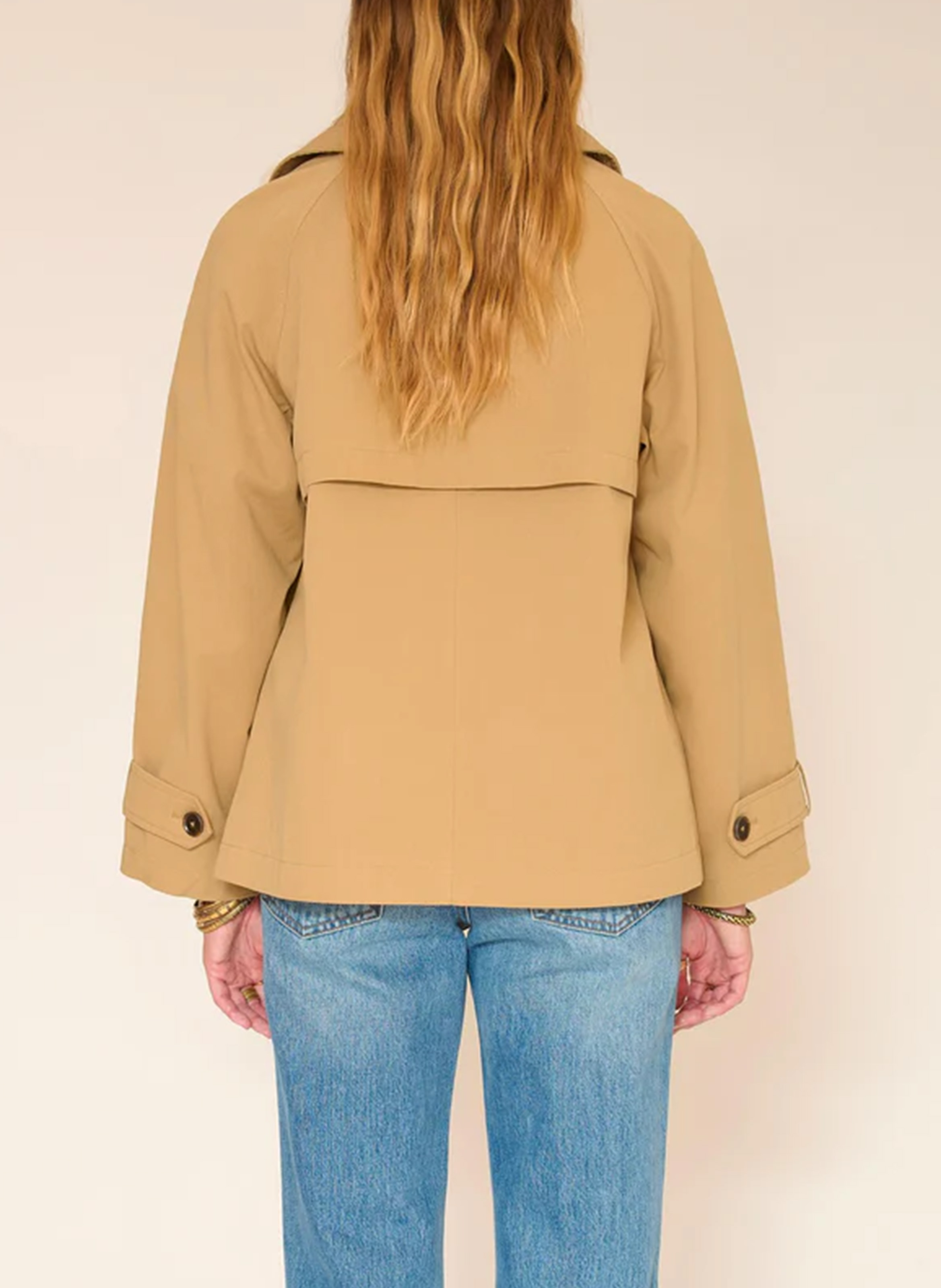 Veste col classique en coton MKT Beige